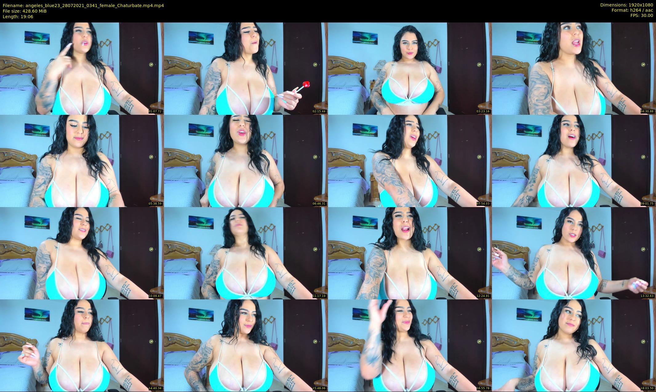 angeles_blue23 — 20 minute Chaturbate female cam show recording, 1080p, Jul 28, 2021