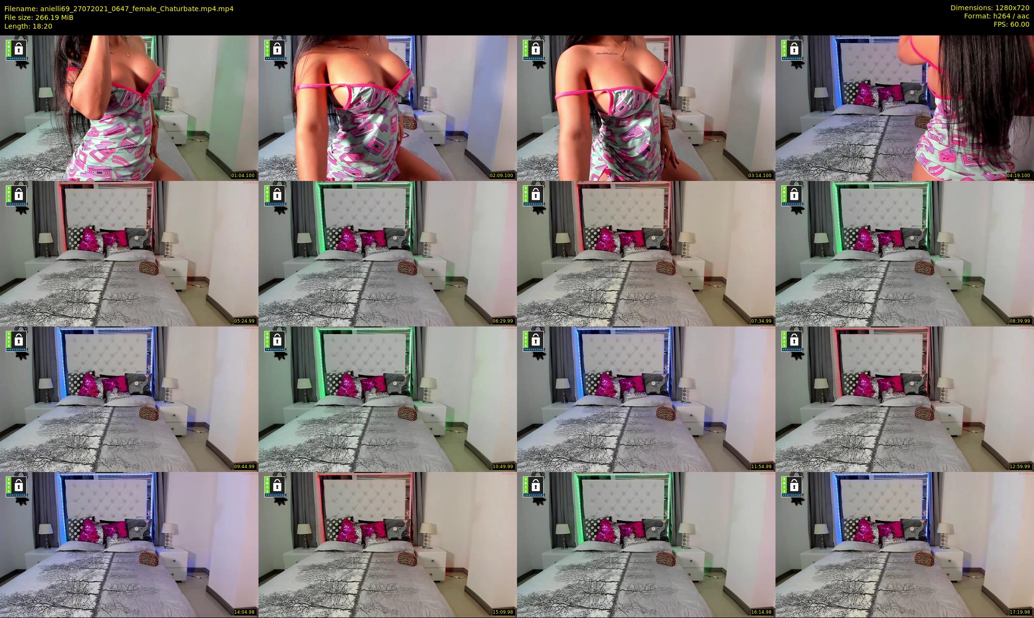 anielli69 — 19 minute Chaturbate female cam show recording, 720p, Jul 27, 2021