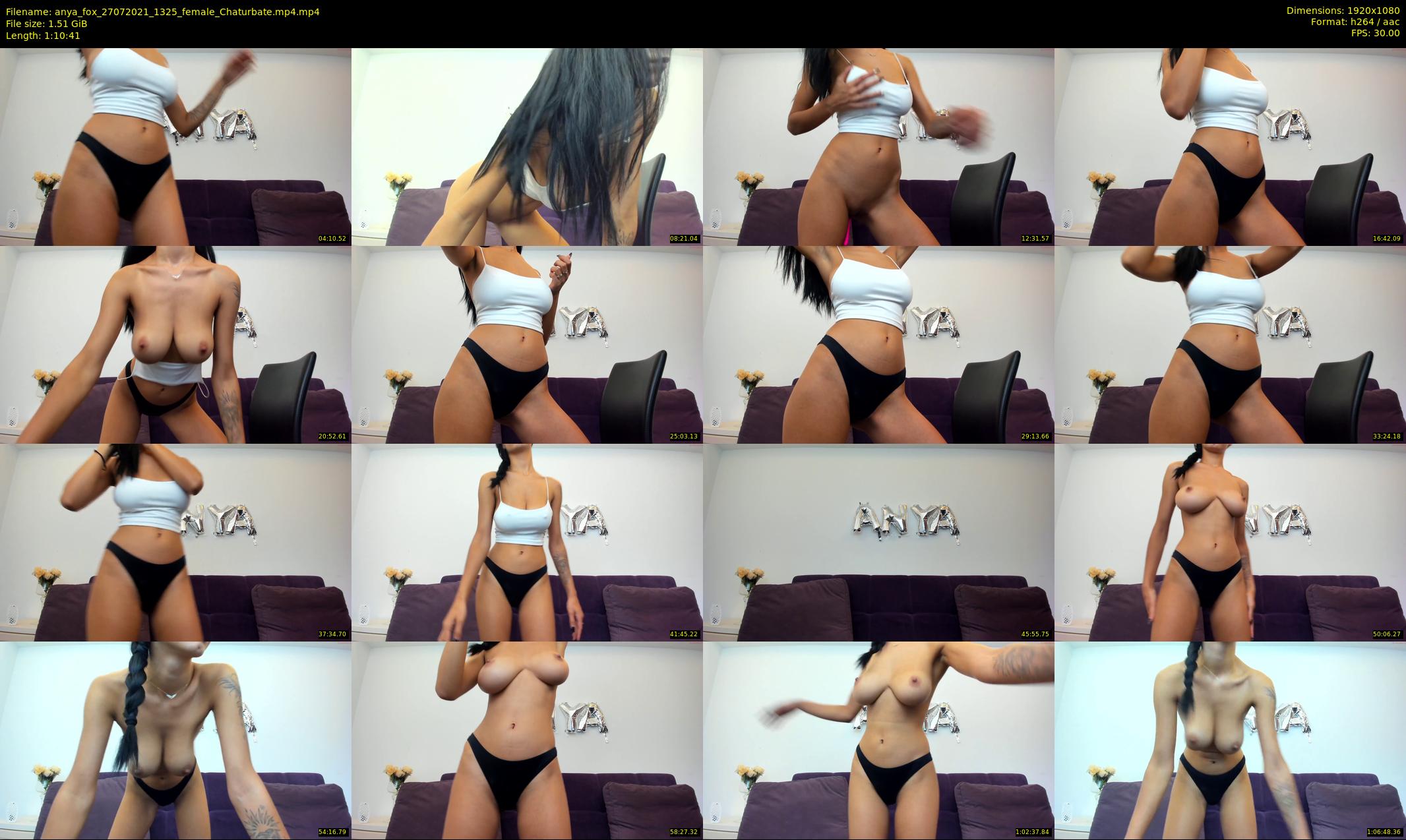 anya_fox — 71 minute Chaturbate female cam show recording, 1080p, Jul 27, 2021