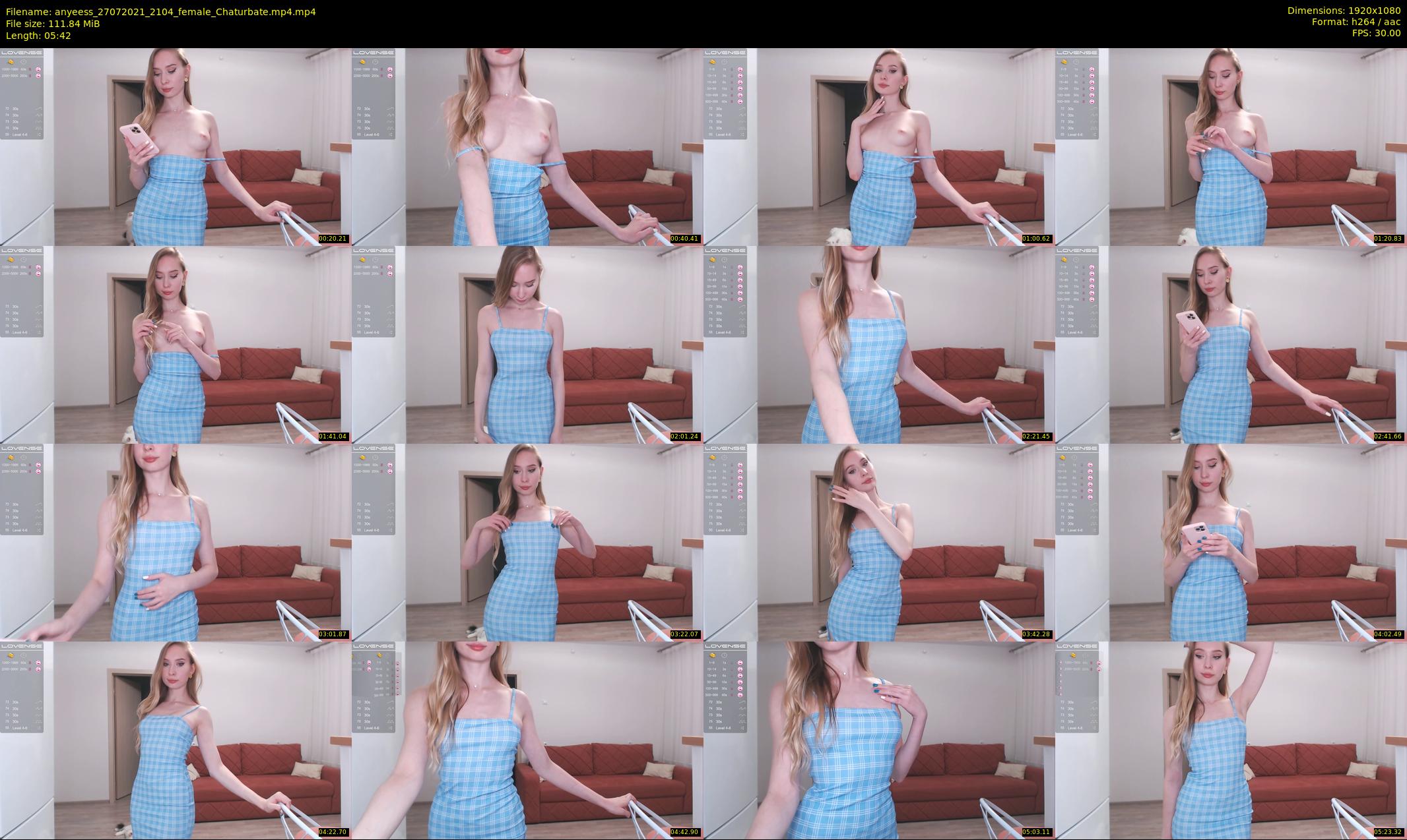 anyeess — 6 minute Chaturbate female cam show recording, 1080p, Jul 27, 2021