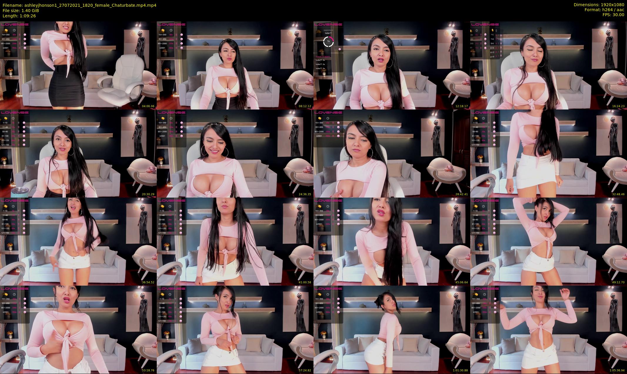 ashleyjhonson1 — 70 minute Chaturbate female cam show recording, 1080p, Jul 27, 2021