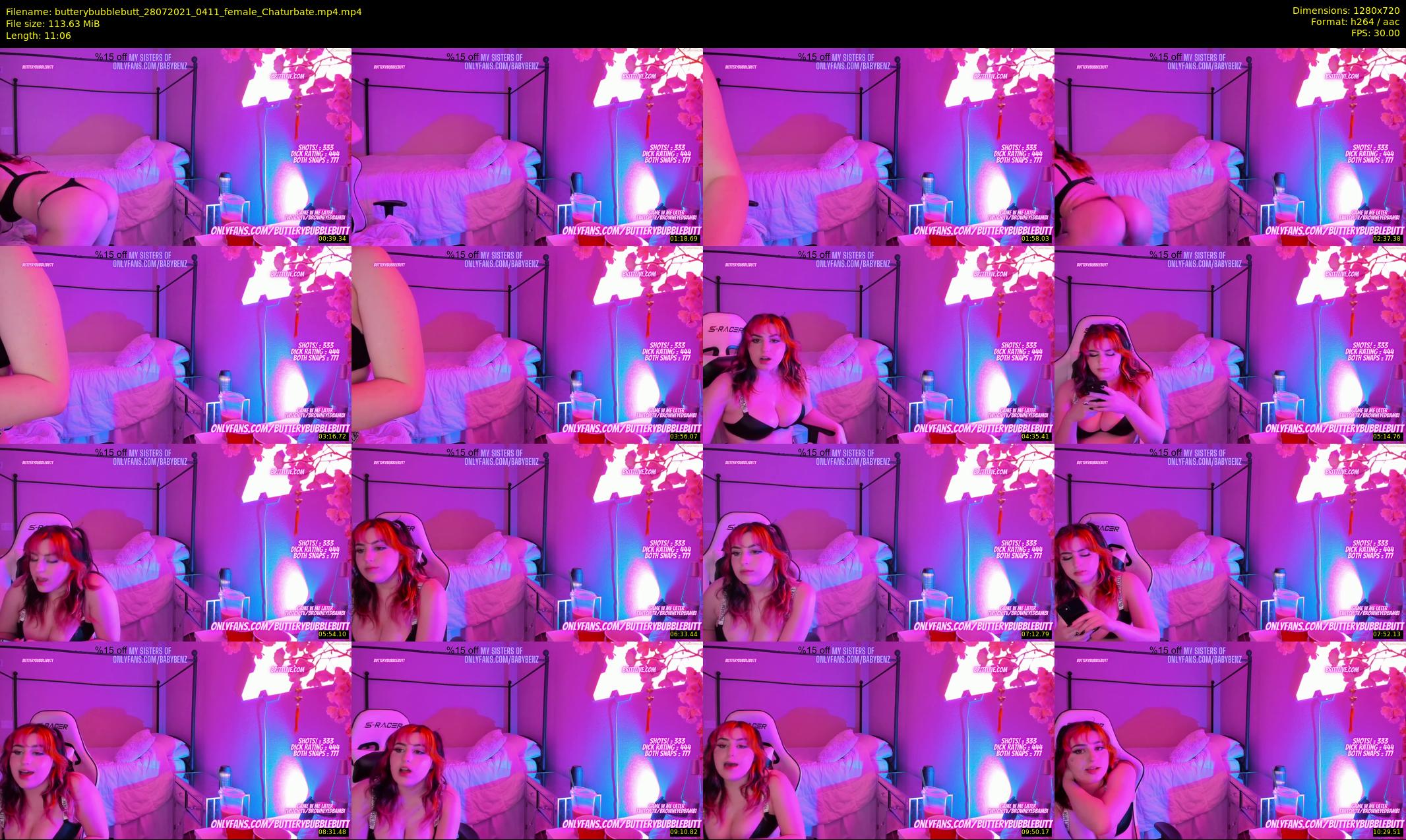 butterybubblebutt — 12 minute Chaturbate couple cam show recording, 720p, Jul 28, 2021