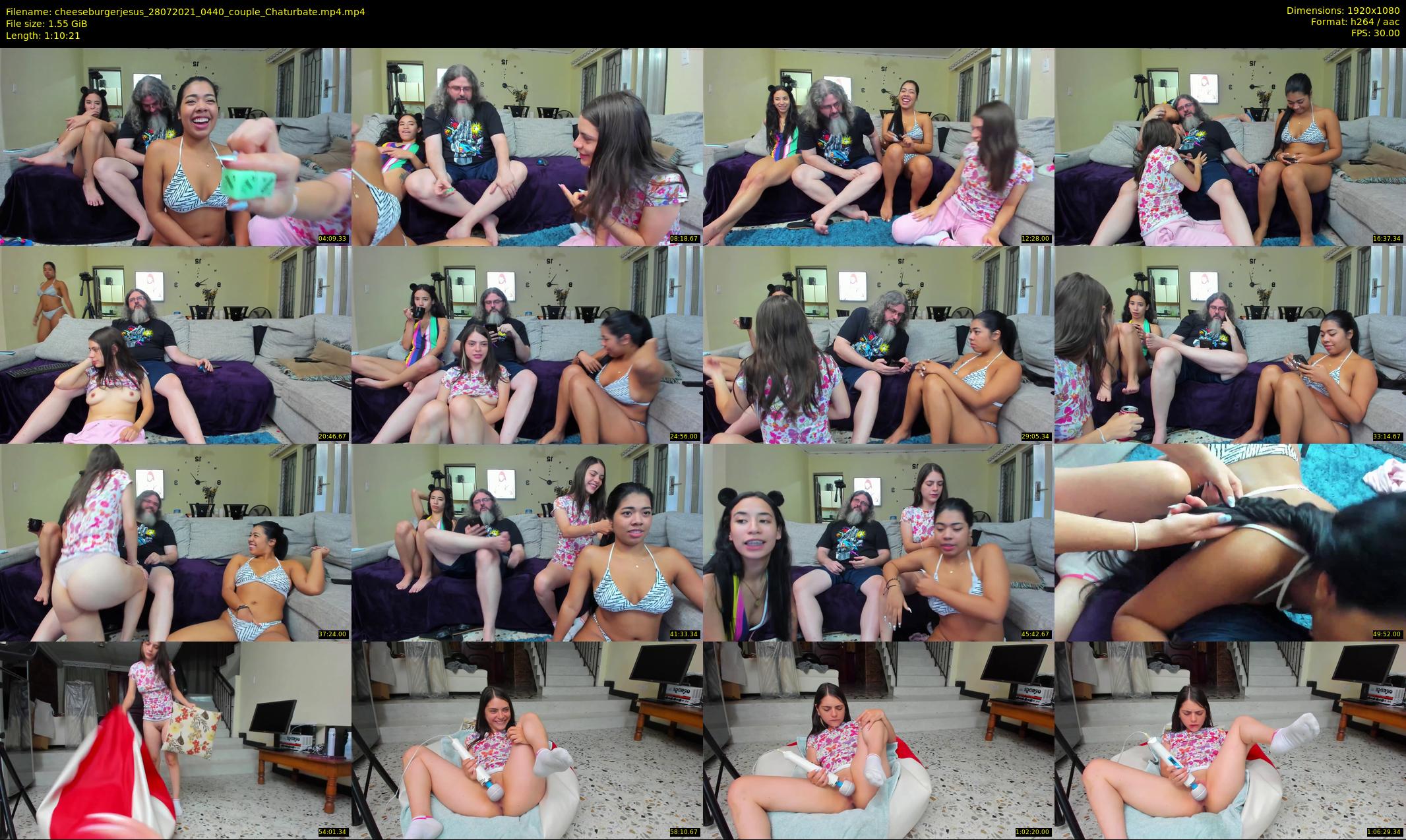 cheeseburgerjesus — 71 minute Chaturbate couple cam show recording, 1080p, Jul 28, 2021