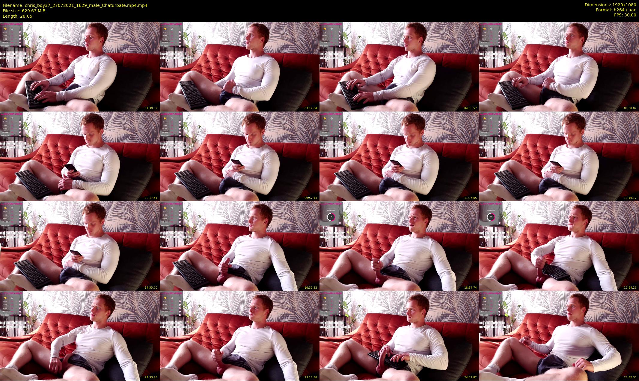 chris_boy37 — 29 minute Chaturbate male cam show recording, 1080p, Jul 27, 2021