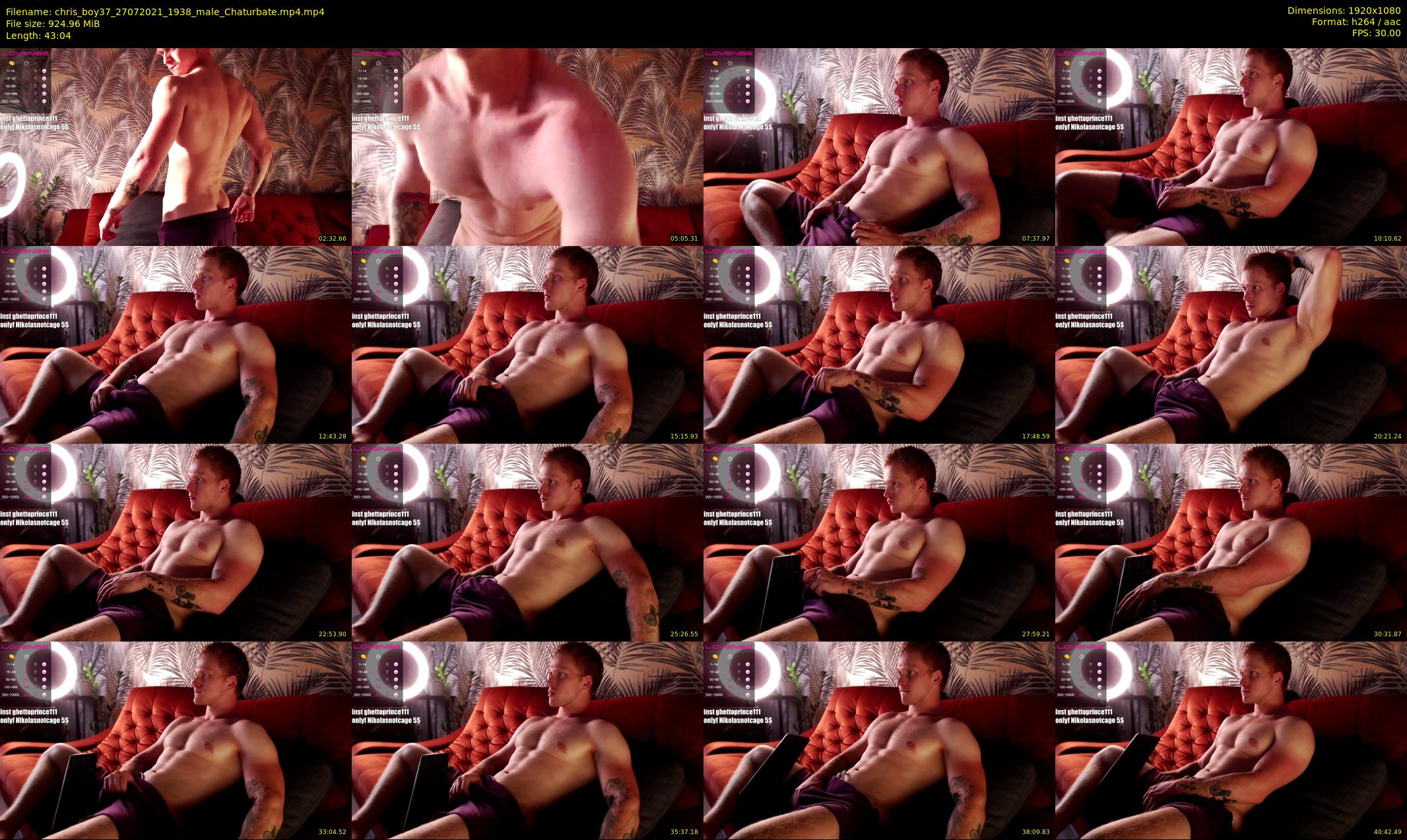 chris_boy37 — 44 minute Chaturbate male cam show recording, 1080p, Jul 27, 2021
