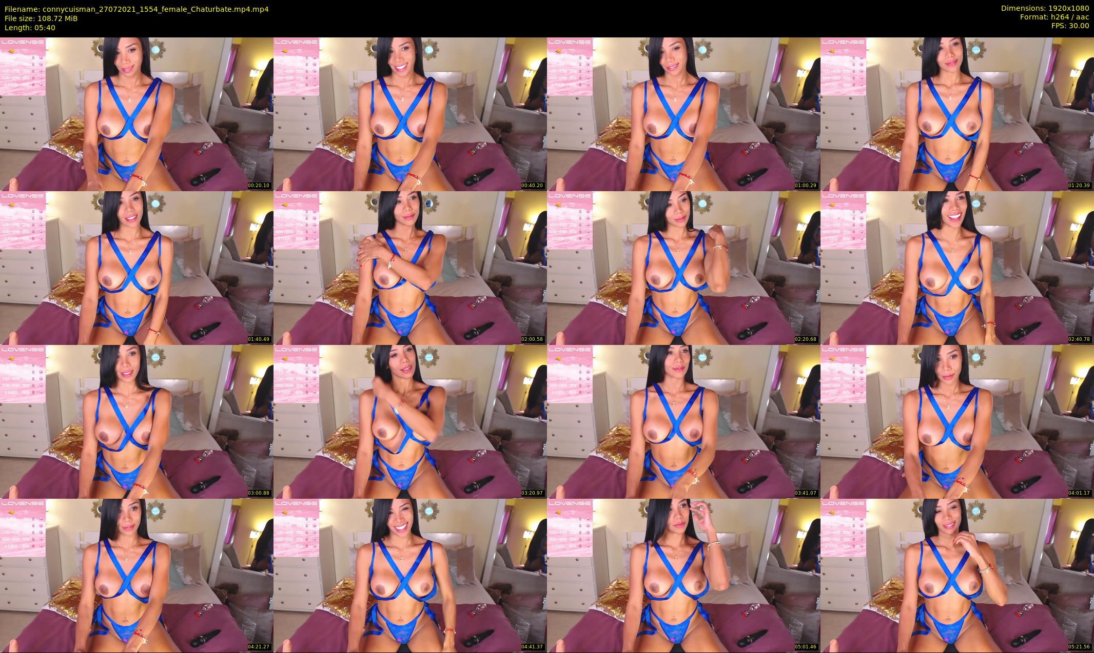 connycuisman — 6 minute Chaturbate female cam show recording, 1080p, Jul 27, 2021