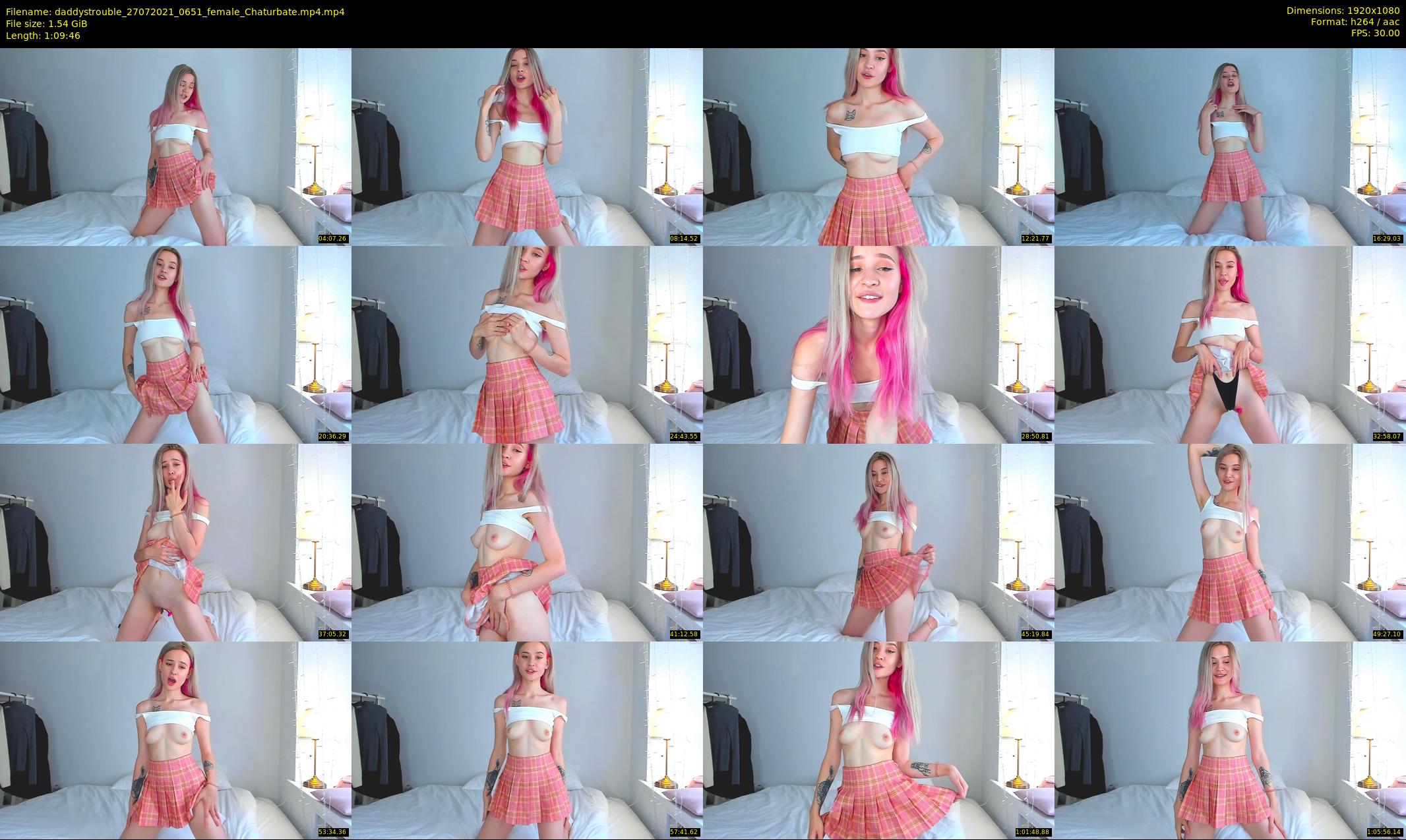 daddystrouble — 70 minute Chaturbate female cam show recording, 1080p, Jul 27, 2021