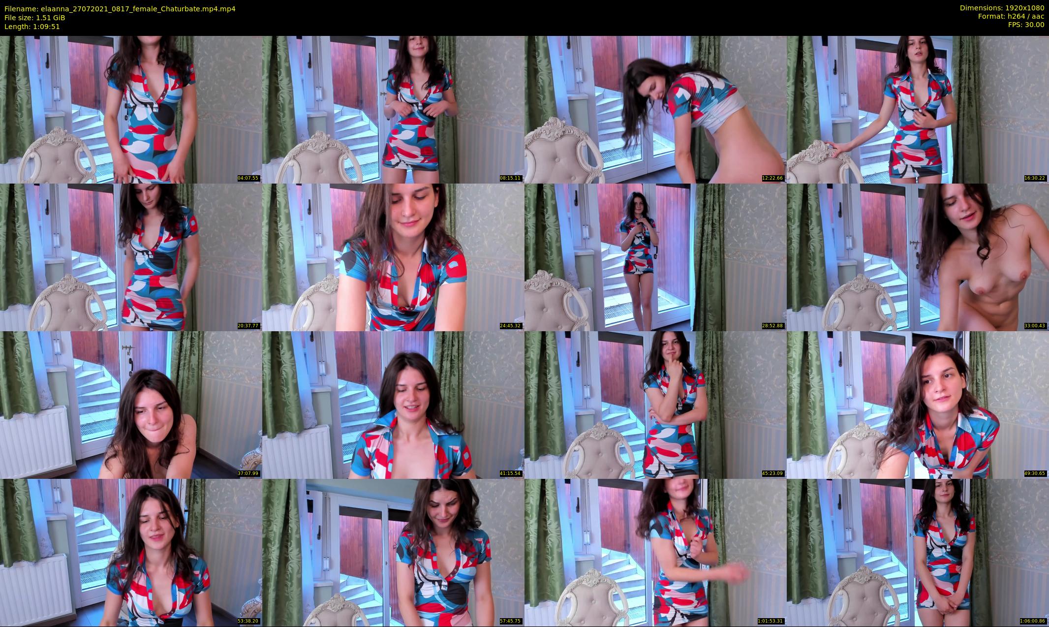 elaanna — 70 minute Chaturbate female cam show recording, 1080p, Jul 27, 2021