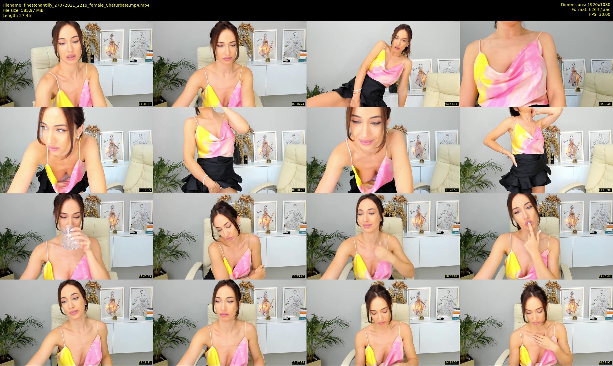 finestchantilly — 28 minute Chaturbate female cam show recording, 1080p, Jul 27, 2021