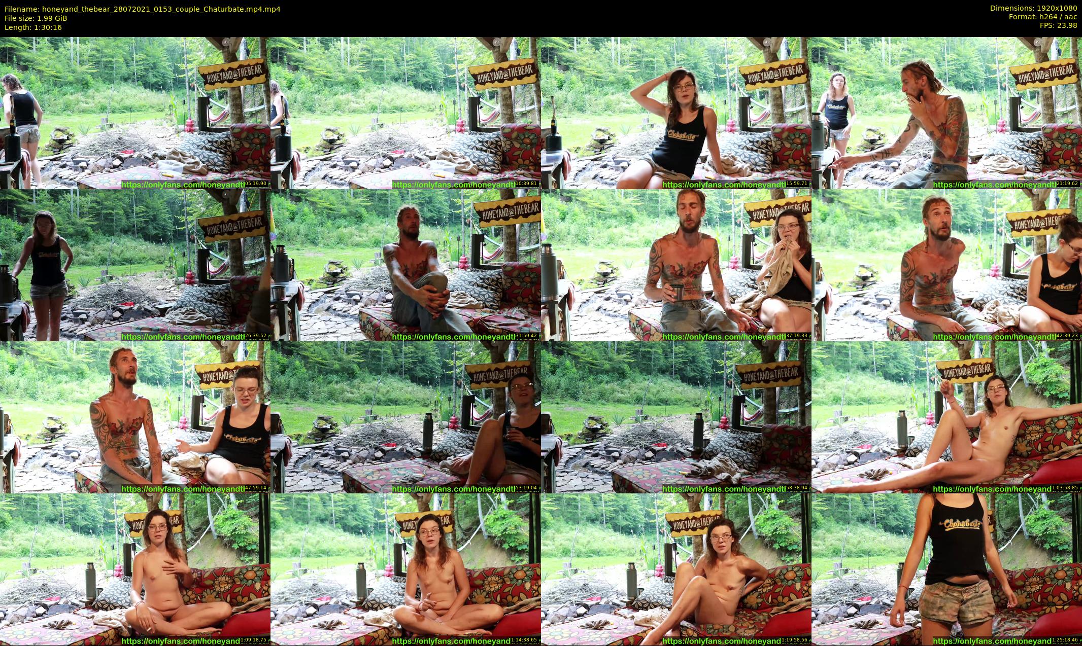 honeyand_thebear — 91 minute Chaturbate couple cam show recording, 1080p, Jul 28, 2021