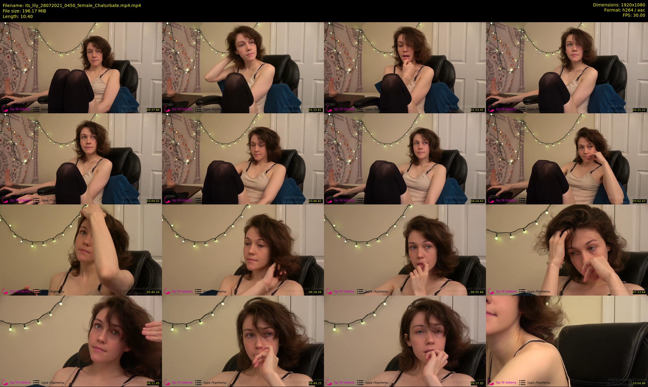 its_lily — 11 minute Chaturbate female cam show recording, 1080p, Jul 28, 2021