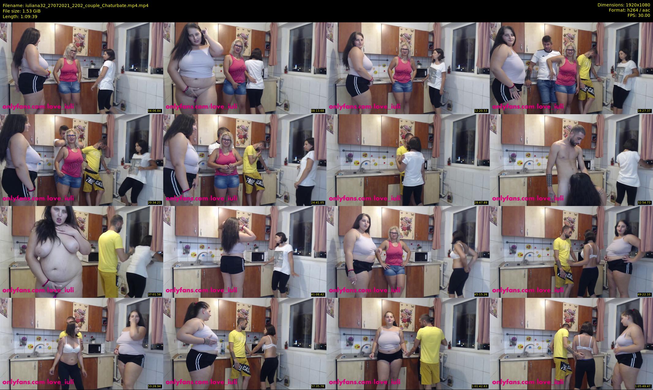 iuliana32 — 70 minute Chaturbate couple cam show recording, 1080p, Jul 27, 2021