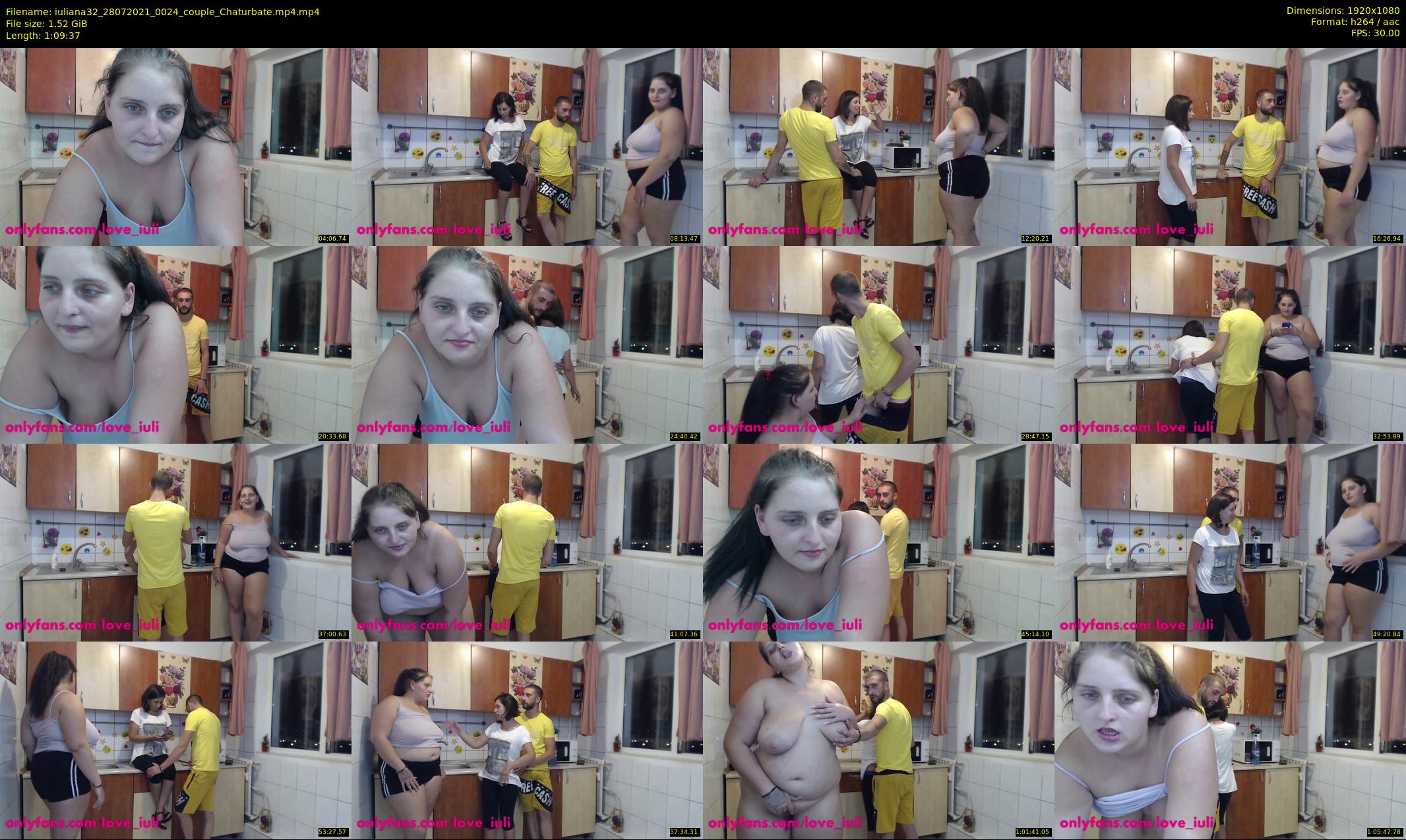 iuliana32 — 70 minute Chaturbate couple cam show recording, 1080p, Jul 28, 2021