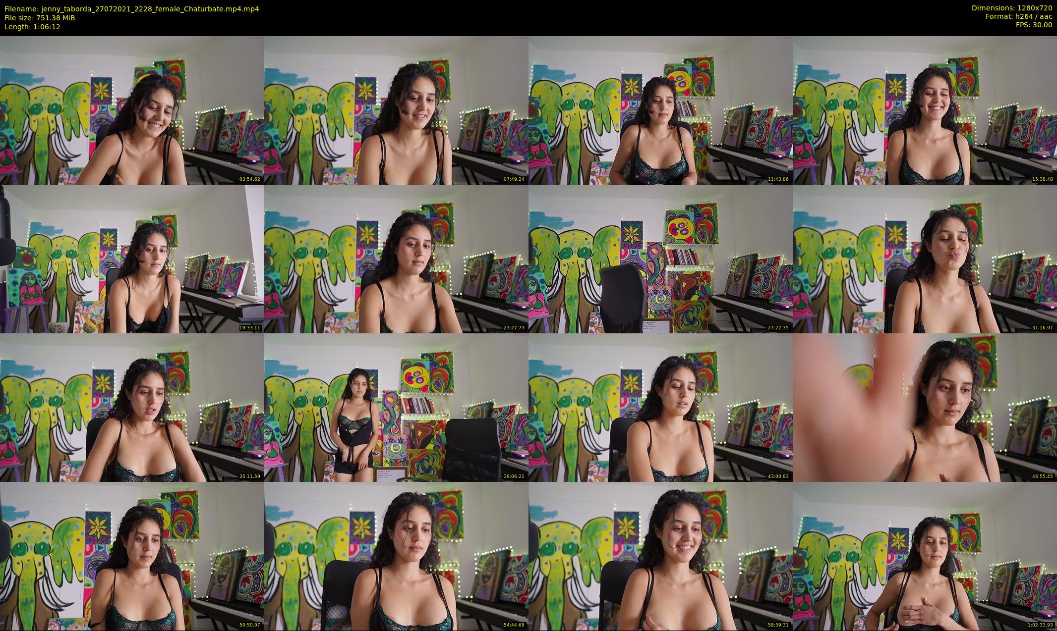jenny_taborda — 67 minute Chaturbate female cam show recording, 720p, Jul 27, 2021