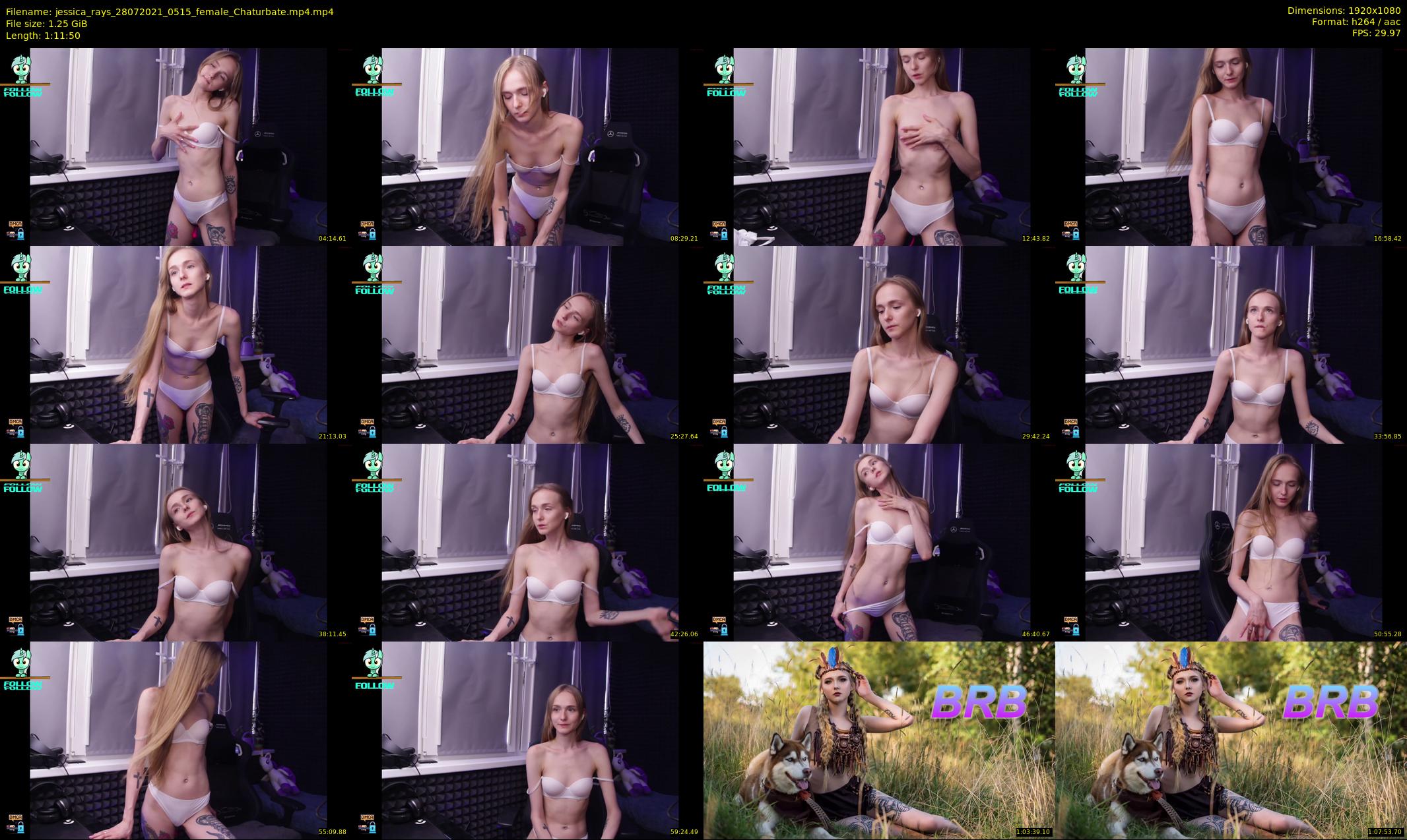 jessica_rays — 72 minute Chaturbate couple cam show recording, 1080p, Jul 28, 2021