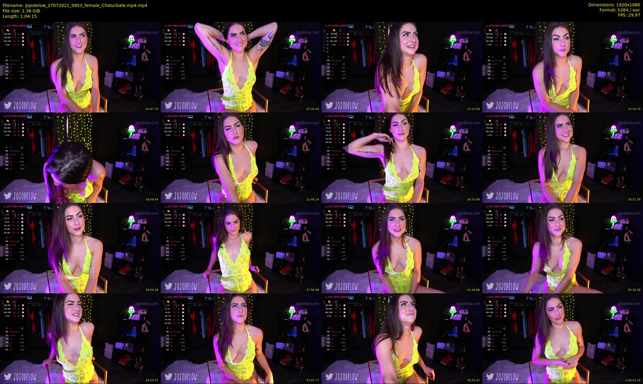 jojodelow — 65 minute Chaturbate female cam show recording, 1080p, Jul 27, 2021