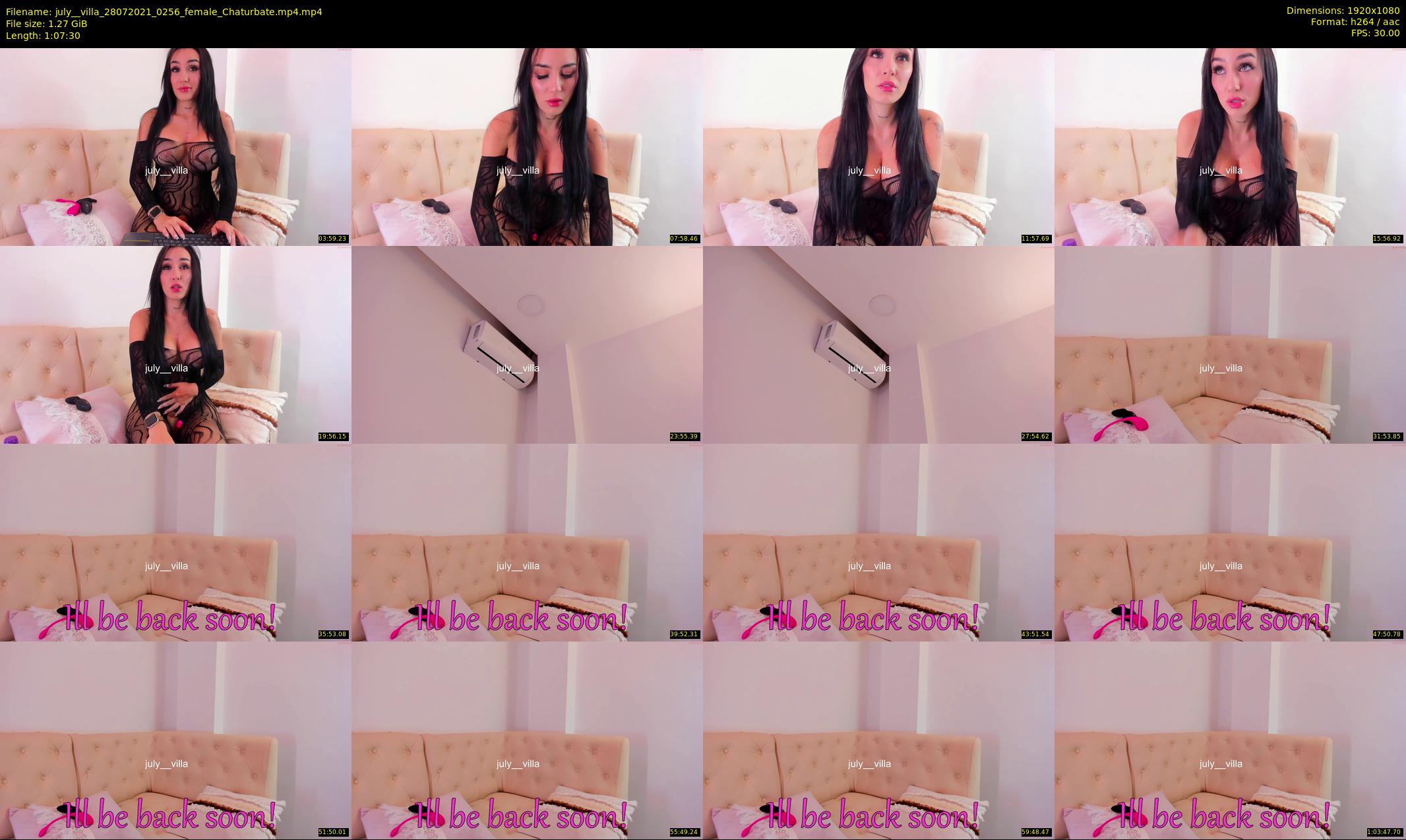 july__villa — 68 minute Chaturbate female cam show recording, 1080p, Jul 28, 2021