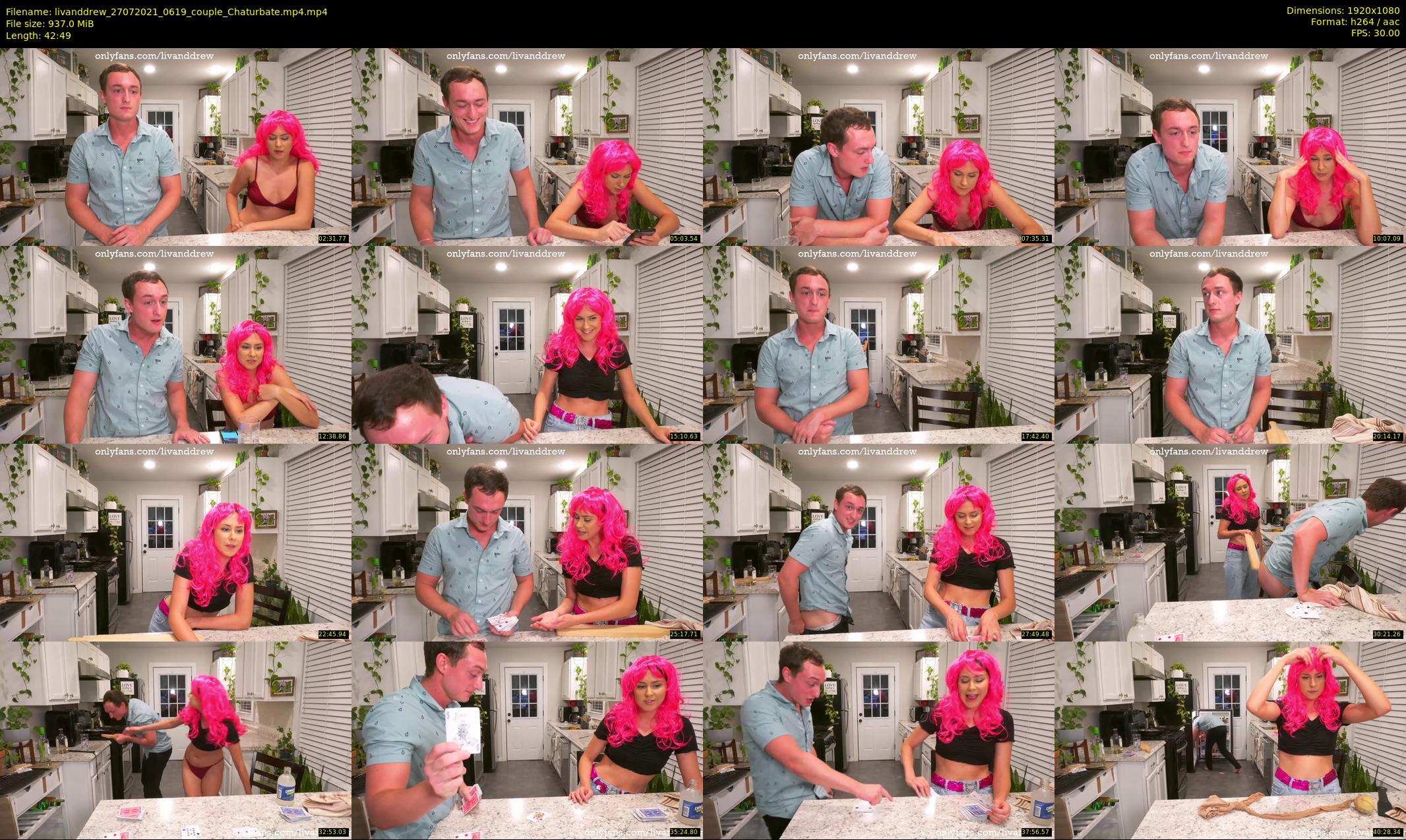 livanddrew — 43 minute Chaturbate couple cam show recording, 1080p, Jul 27, 2021