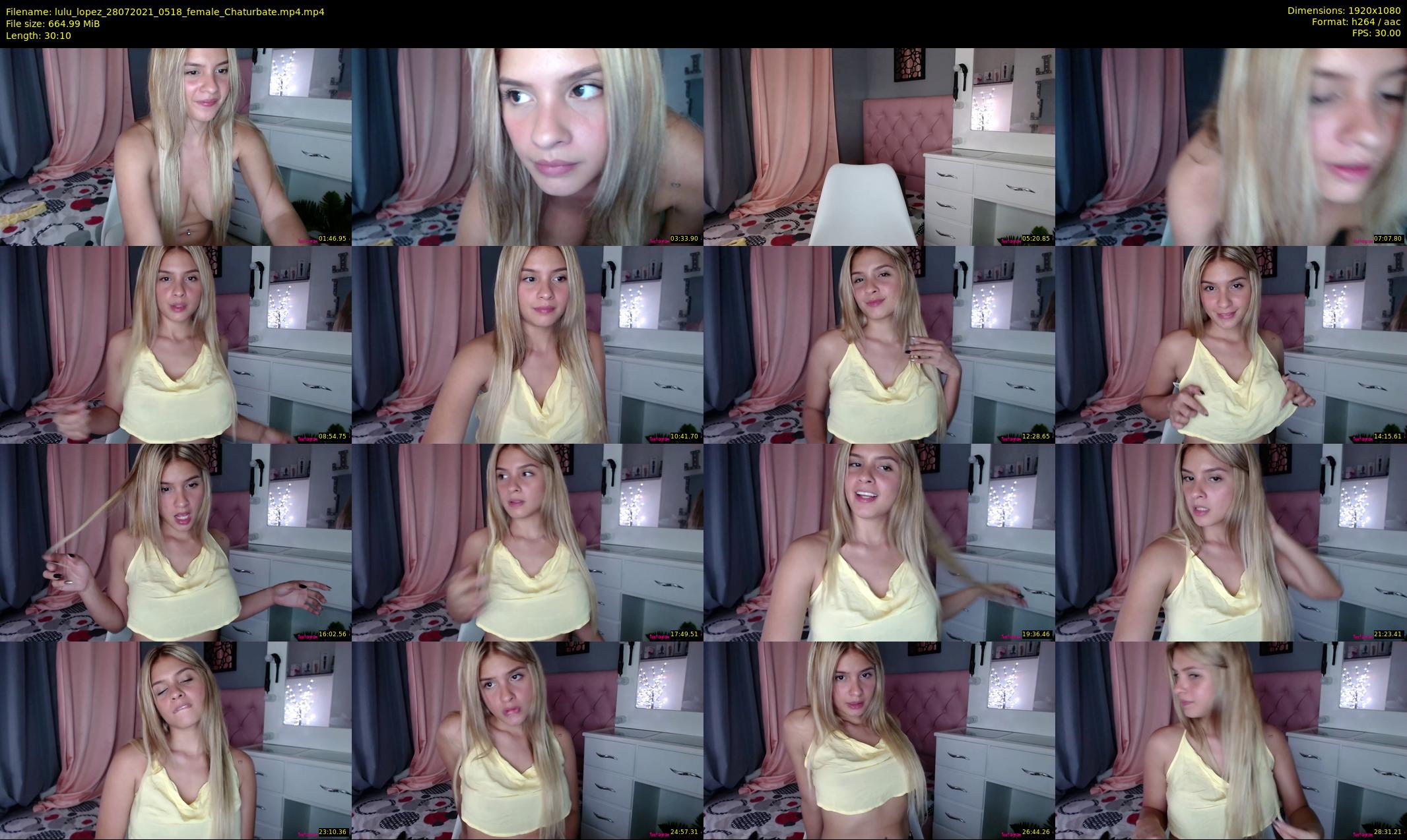lulu_lopez — 31 minute Chaturbate female cam show recording, 1080p, Jul 28, 2021