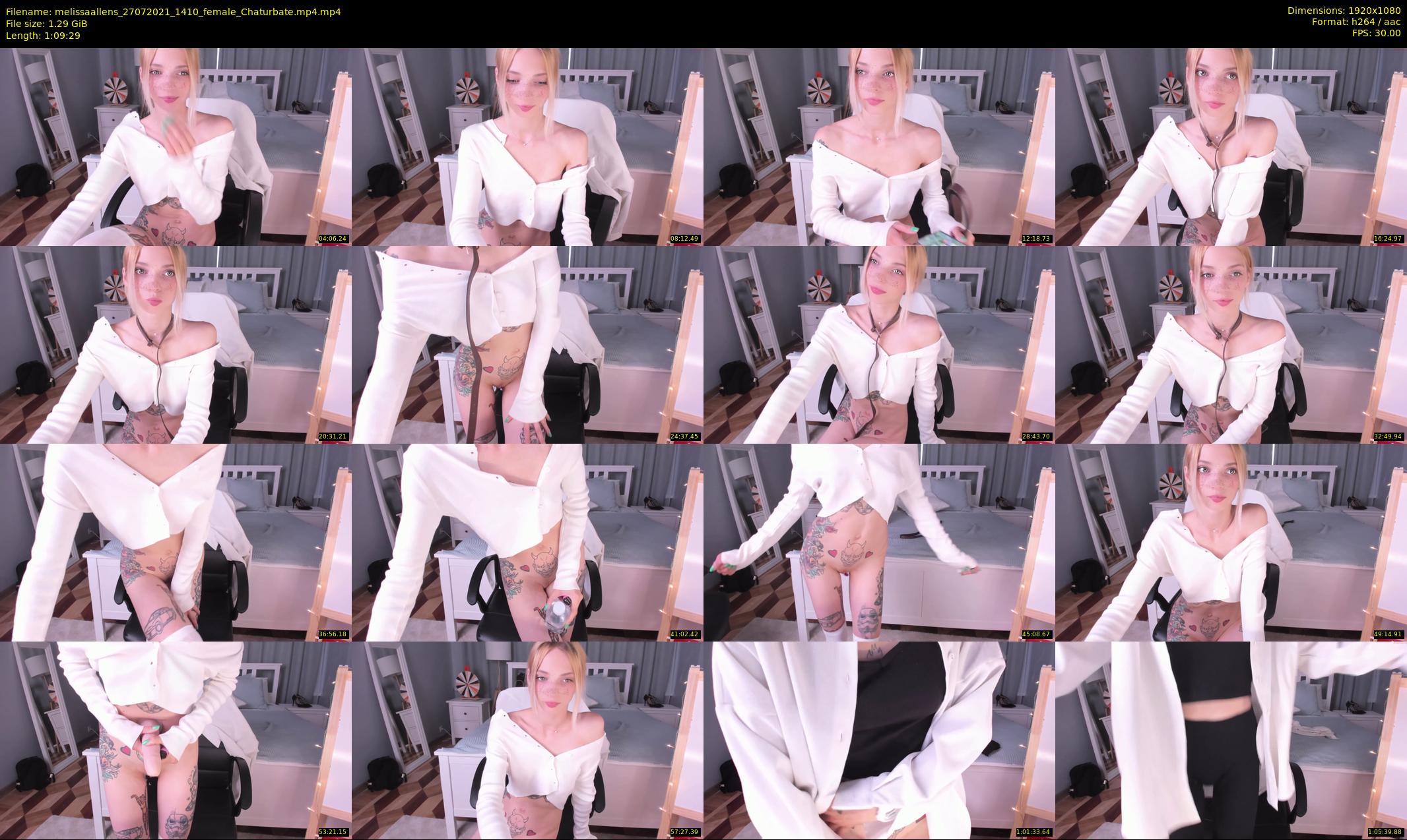 melissaallens — 70 minute Chaturbate female cam show recording, 1080p, Jul 27, 2021