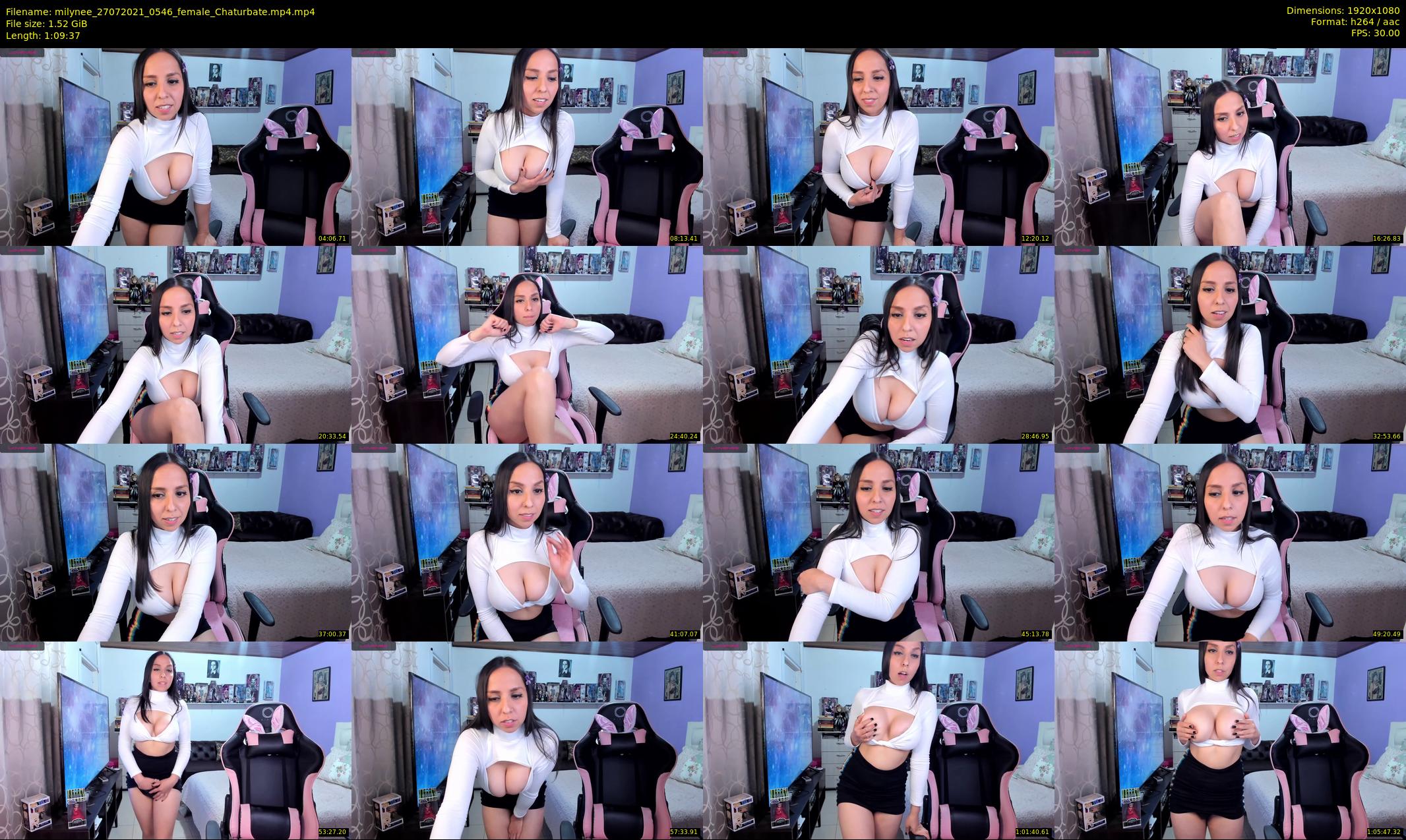 milynee — 70 minute Chaturbate female cam show recording, 1080p, Jul 27, 2021