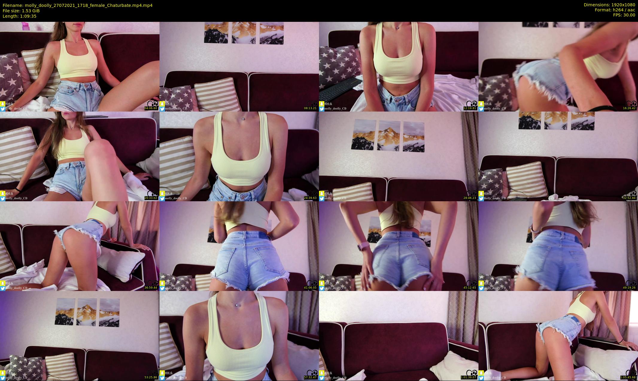 molly_doolly — 70 minute Chaturbate female cam show recording, 1080p, Jul 27, 2021