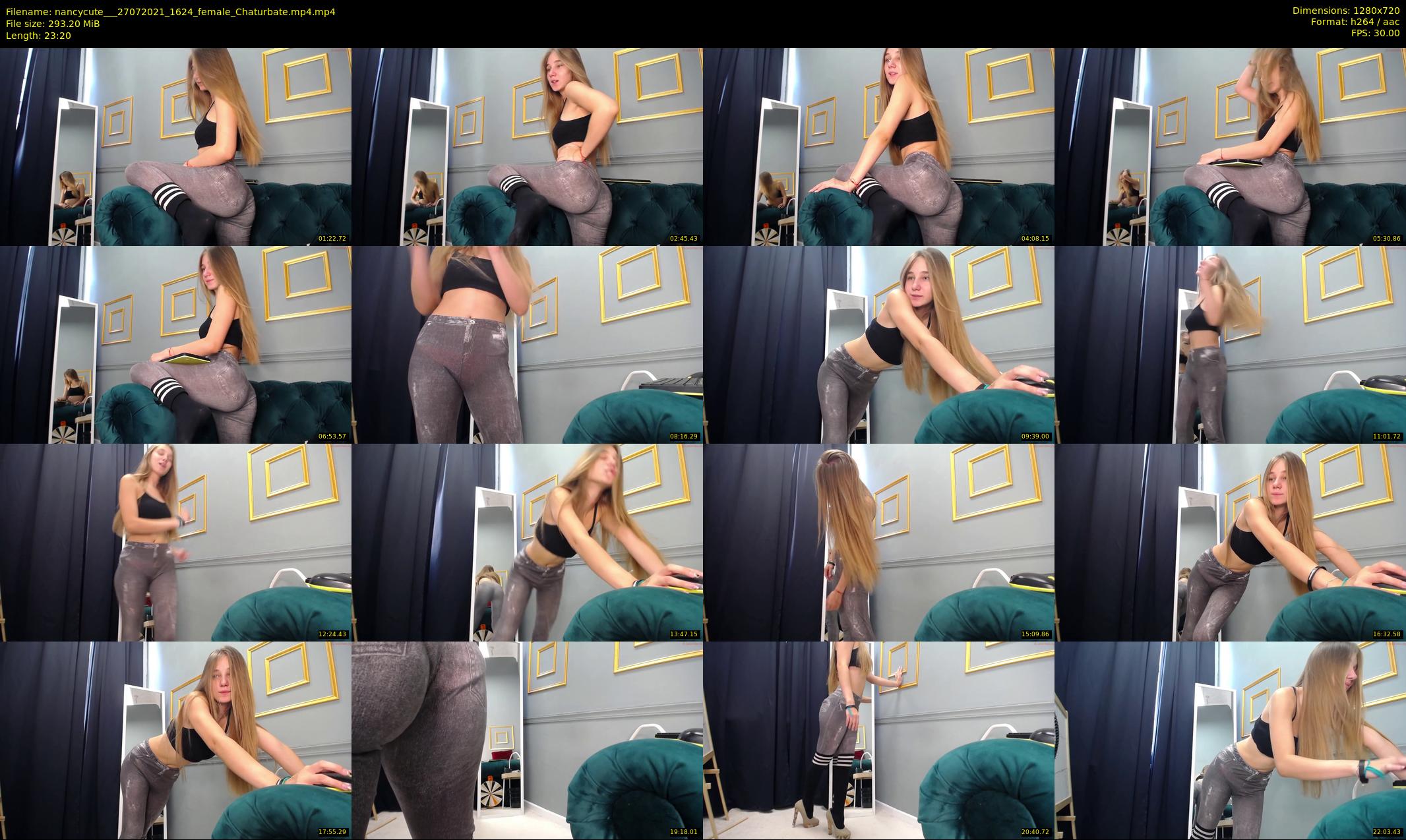 nancycute__ — 24 minute Chaturbate female cam show recording, 720p, Jul 27, 2021
