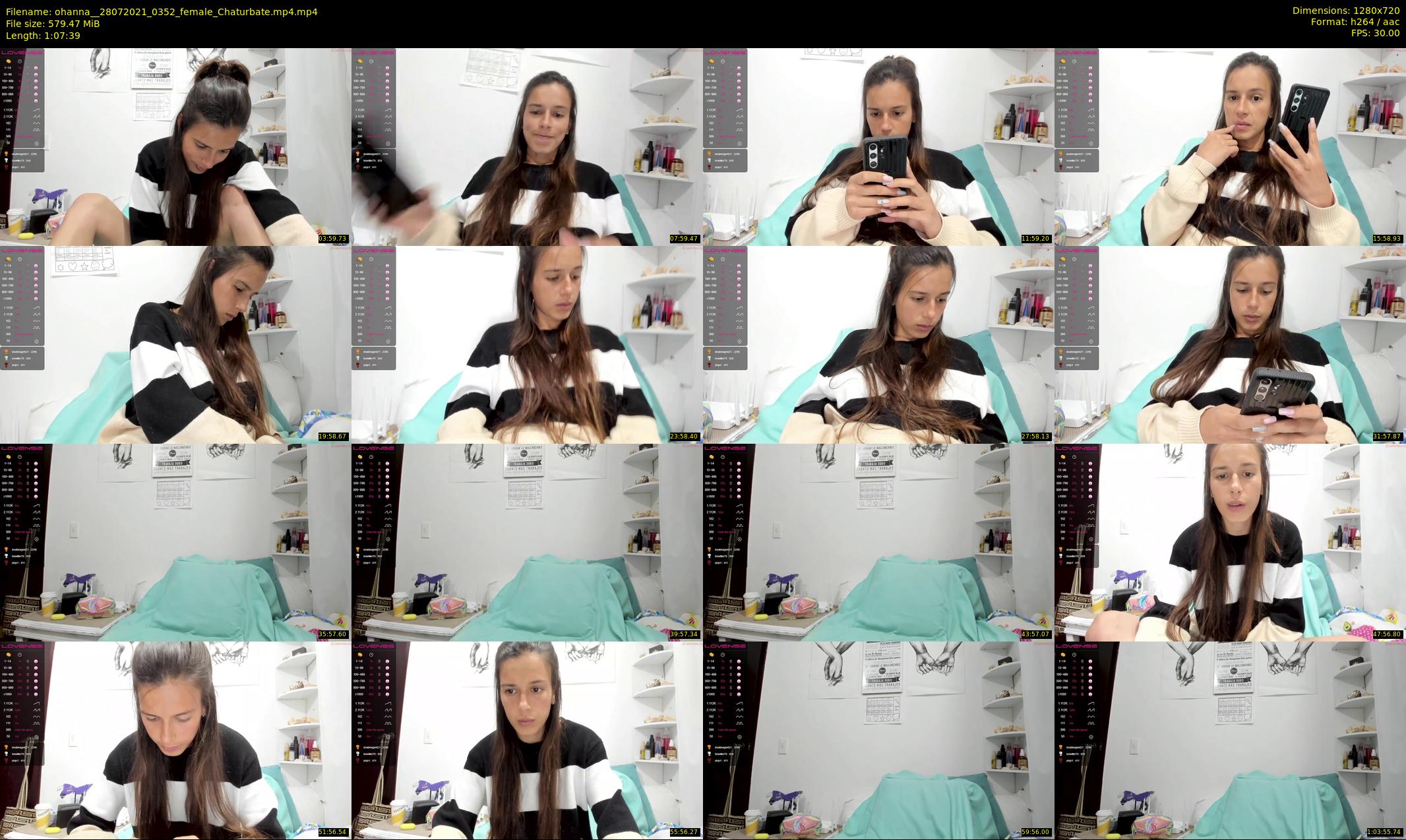 ohanna_ — 68 minute Chaturbate female cam show recording, 720p, Jul 28, 2021