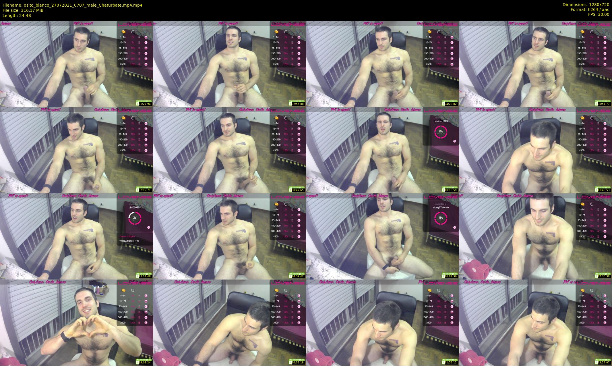 osito_blanco — 25 minute Chaturbate male cam show recording, 720p, Jul 27, 2021