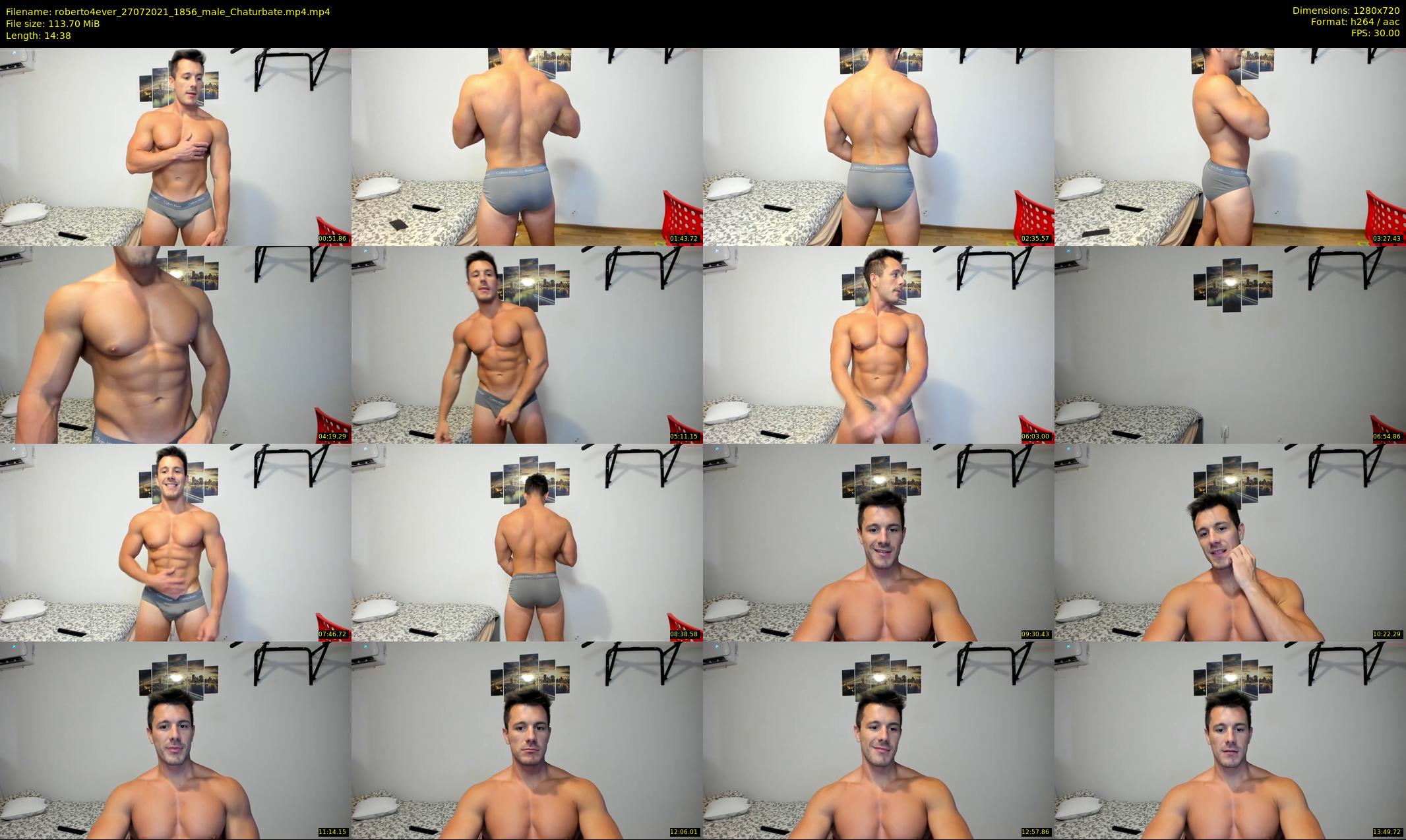 roberto4ever — 15 minute Chaturbate male cam show recording, 720p, Jul 27, 2021