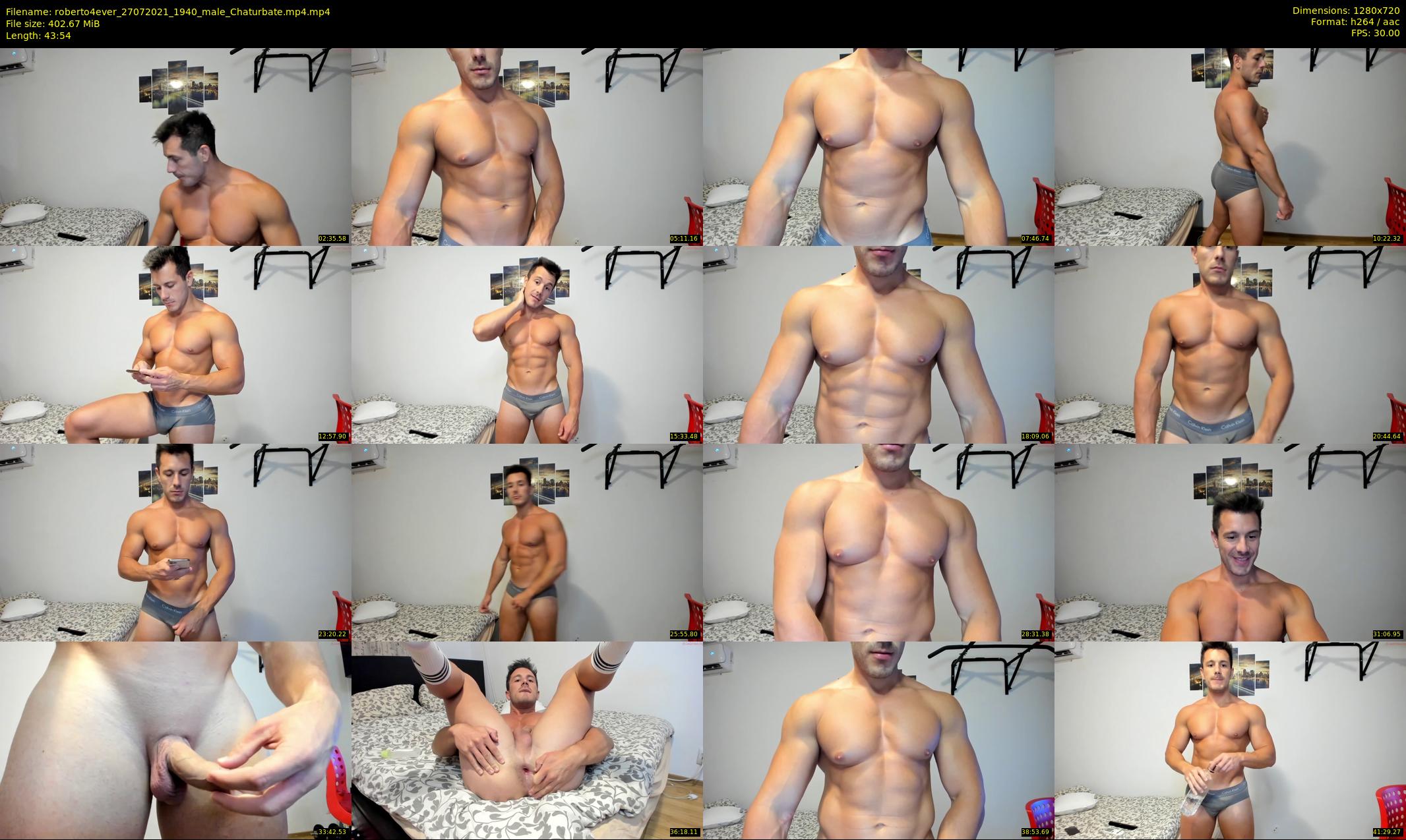 roberto4ever — 44 minute Chaturbate male cam show recording, 720p, Jul 27, 2021