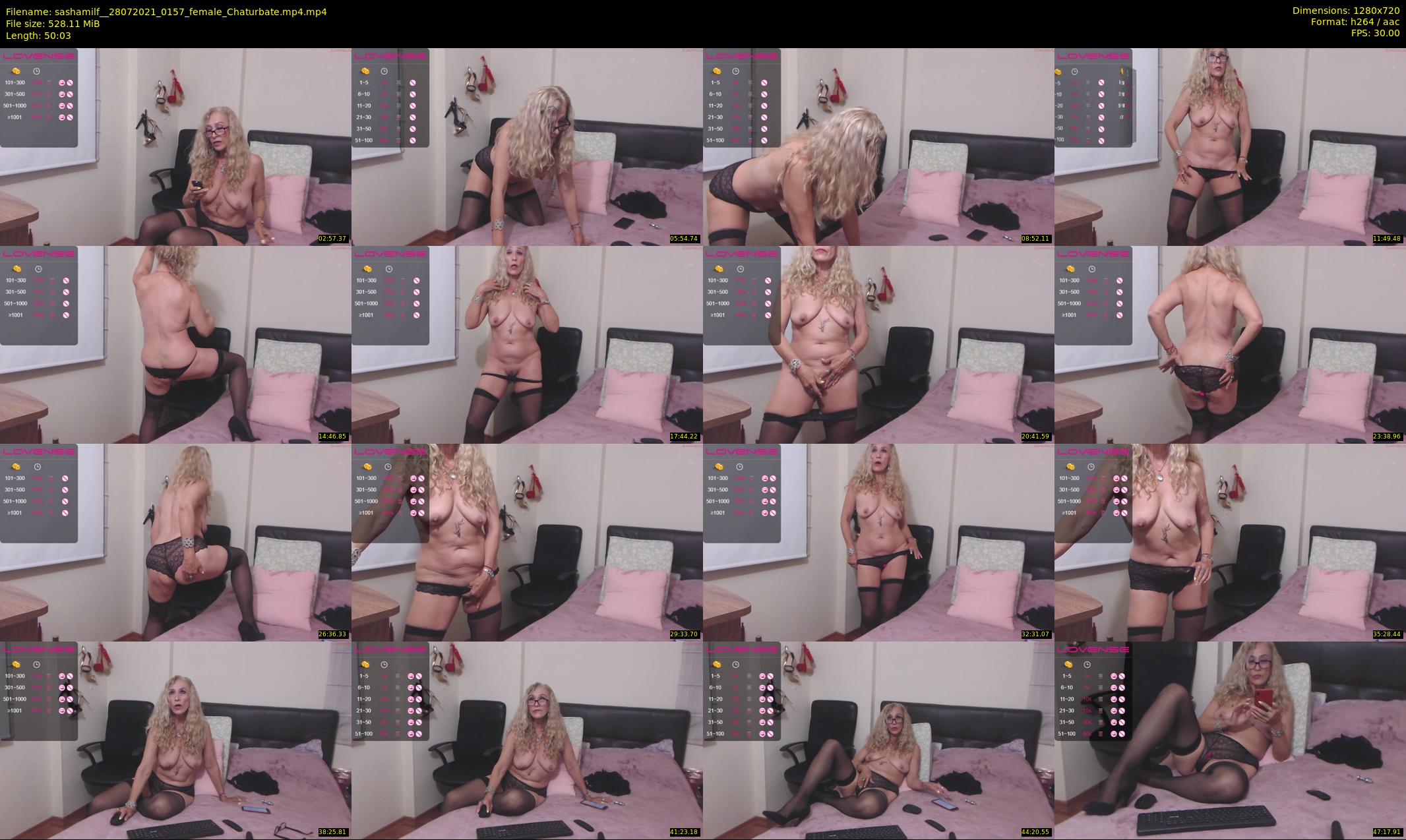 sashamilf_ — 51 minute Chaturbate female cam show recording, 720p, Jul 28, 2021