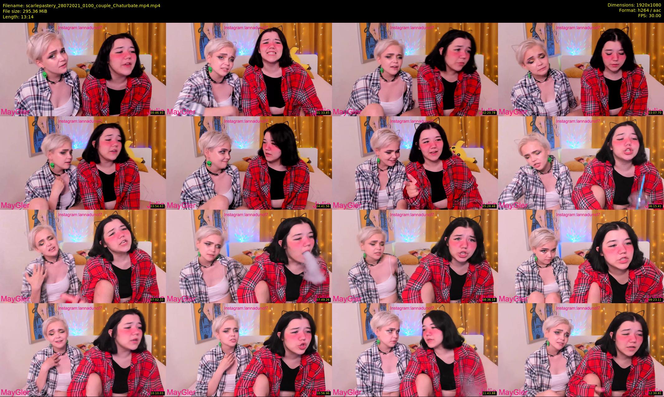 scarlepastery — 14 minute Chaturbate couple cam show recording, 1080p, Jul 28, 2021