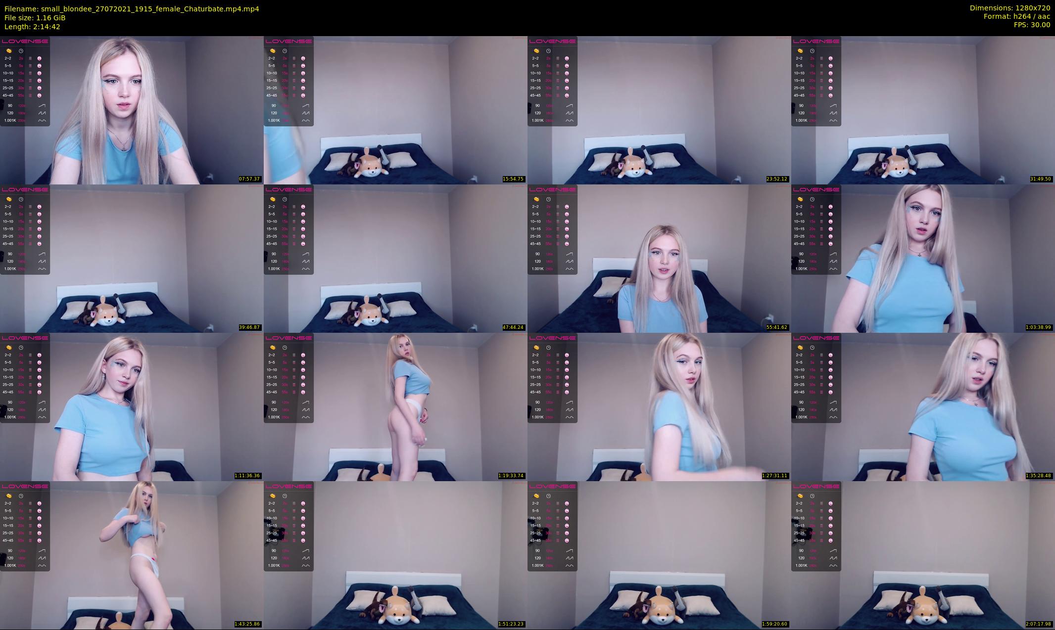 small_blondee — 135 minute Chaturbate female cam show recording, 720p, Jul 27, 2021