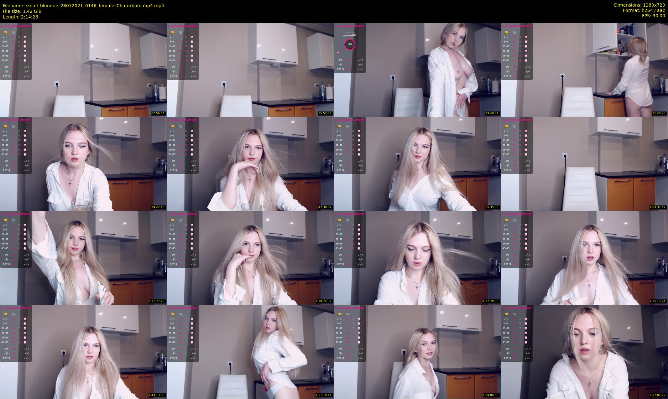 small_blondee — 135 minute Chaturbate female cam show recording, 720p, Jul 28, 2021
