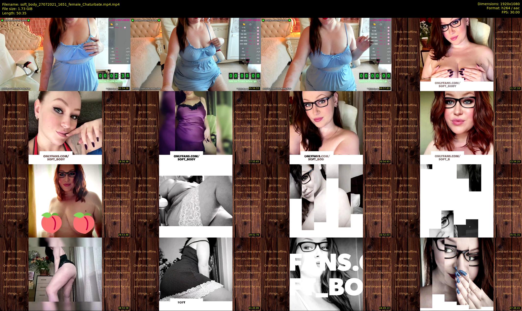 soft_body — 51 minute Chaturbate female cam show recording, 1080p, Jul 27, 2021