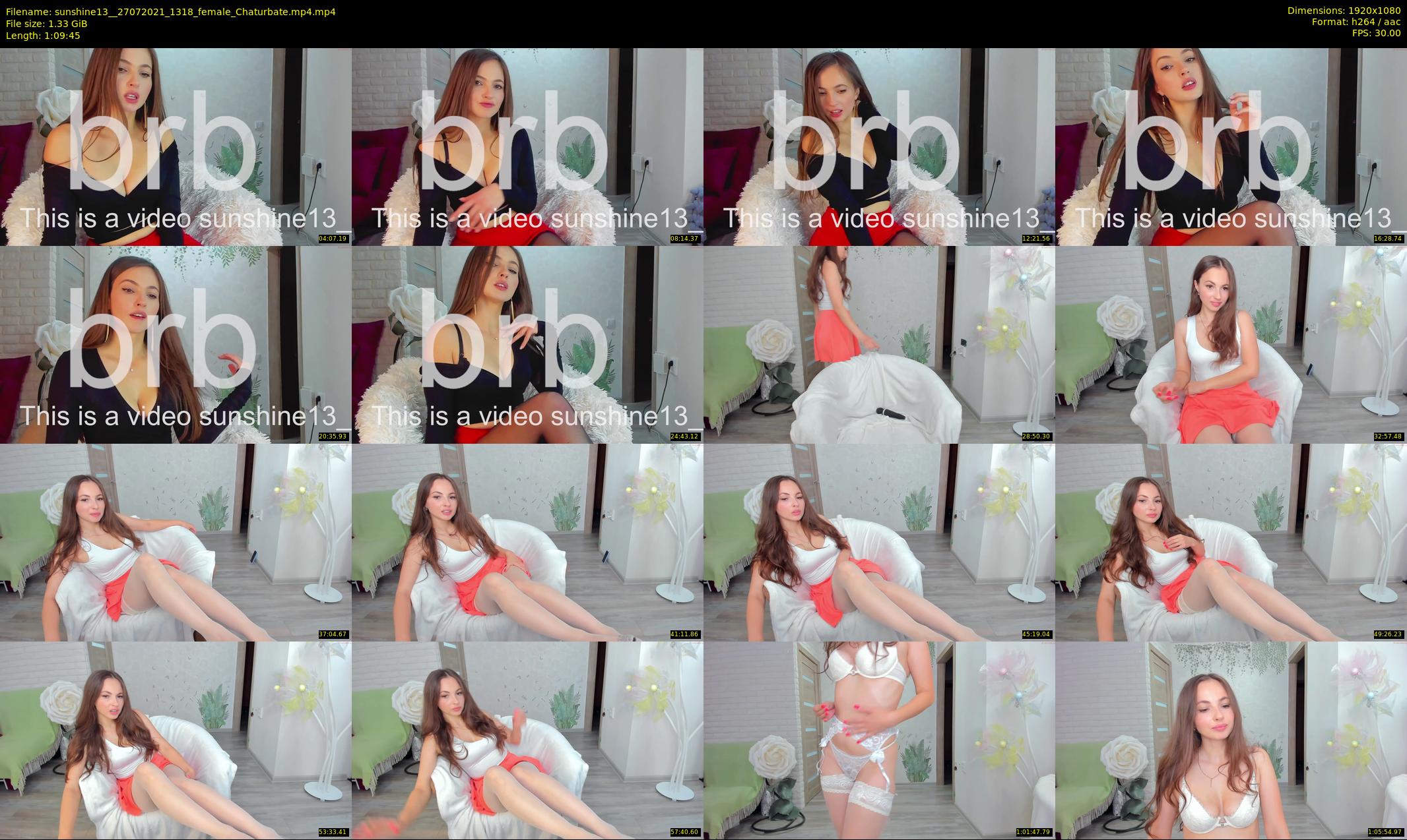 sunshine13_ — 70 minute Chaturbate female cam show recording, 1080p, Jul 27, 2021