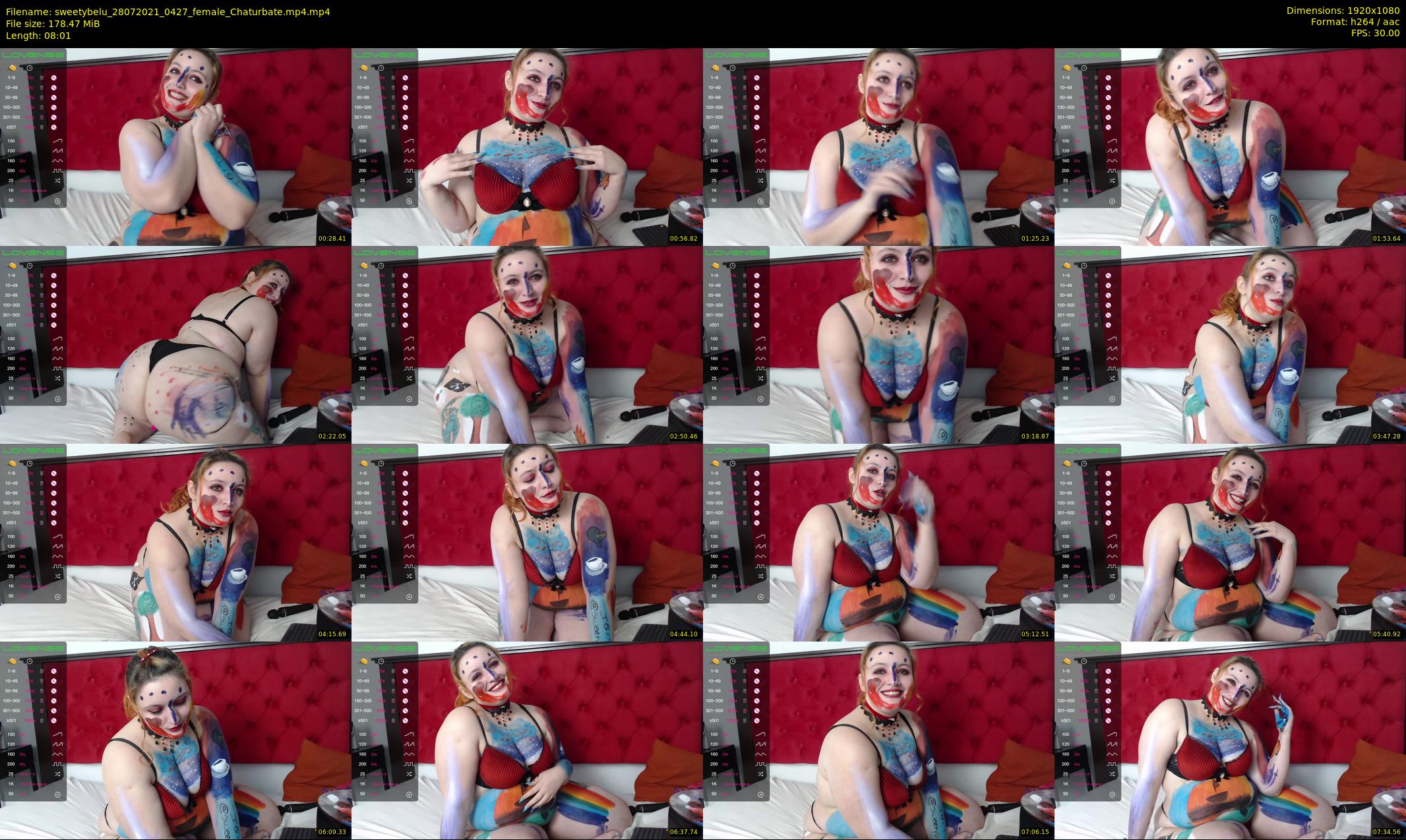 sweetybelu — 9 minute Chaturbate female cam show recording, 1080p, Jul 28, 2021