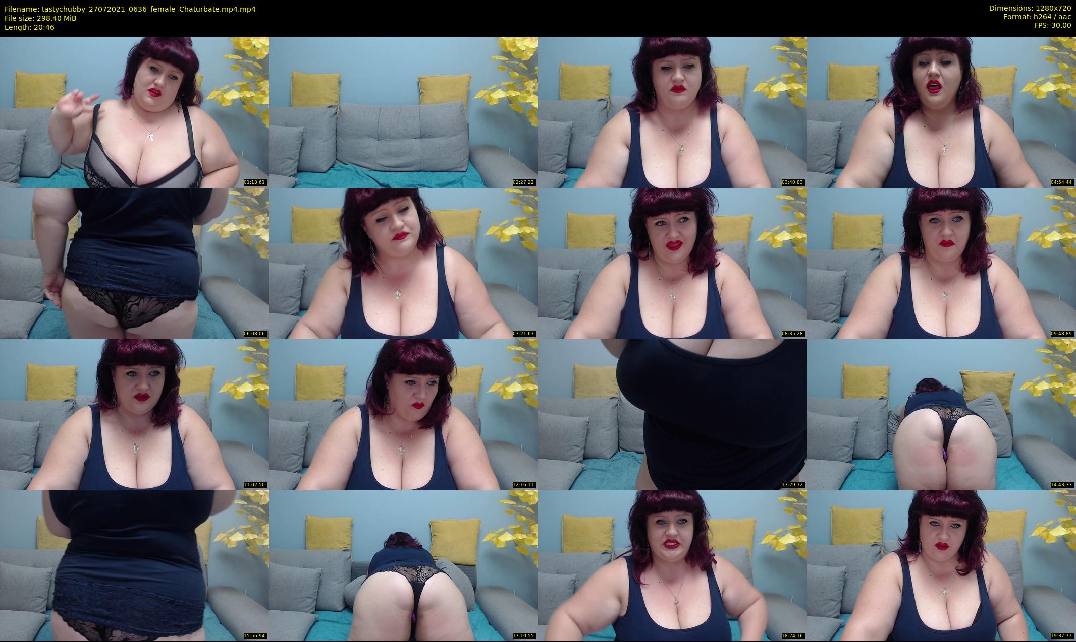 tastychubby — 21 minute Chaturbate female cam show recording, 720p, Jul 27, 2021