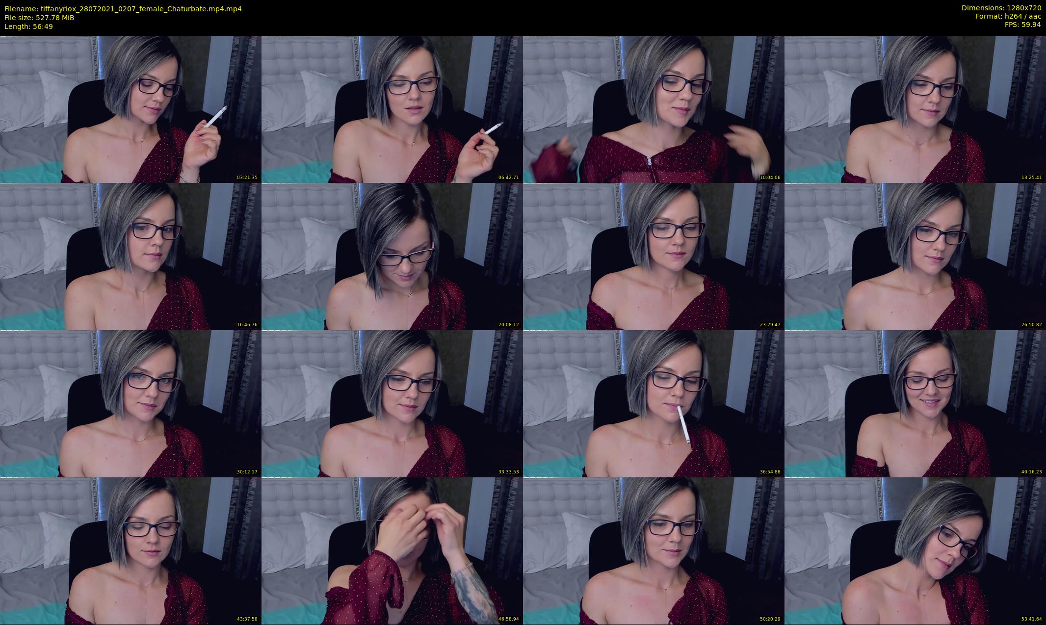 tiffanyriox — 57 minute Chaturbate female cam show recording, 720p, Jul 28, 2021