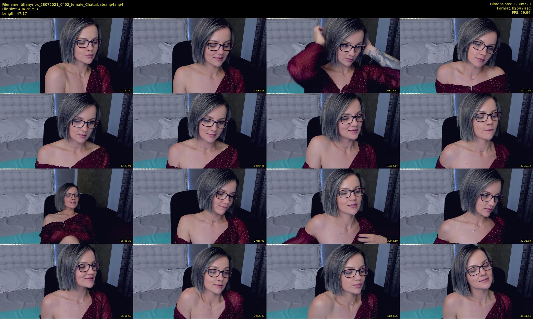 tiffanyriox — 48 minute Chaturbate female cam show recording, 720p, Jul 28, 2021