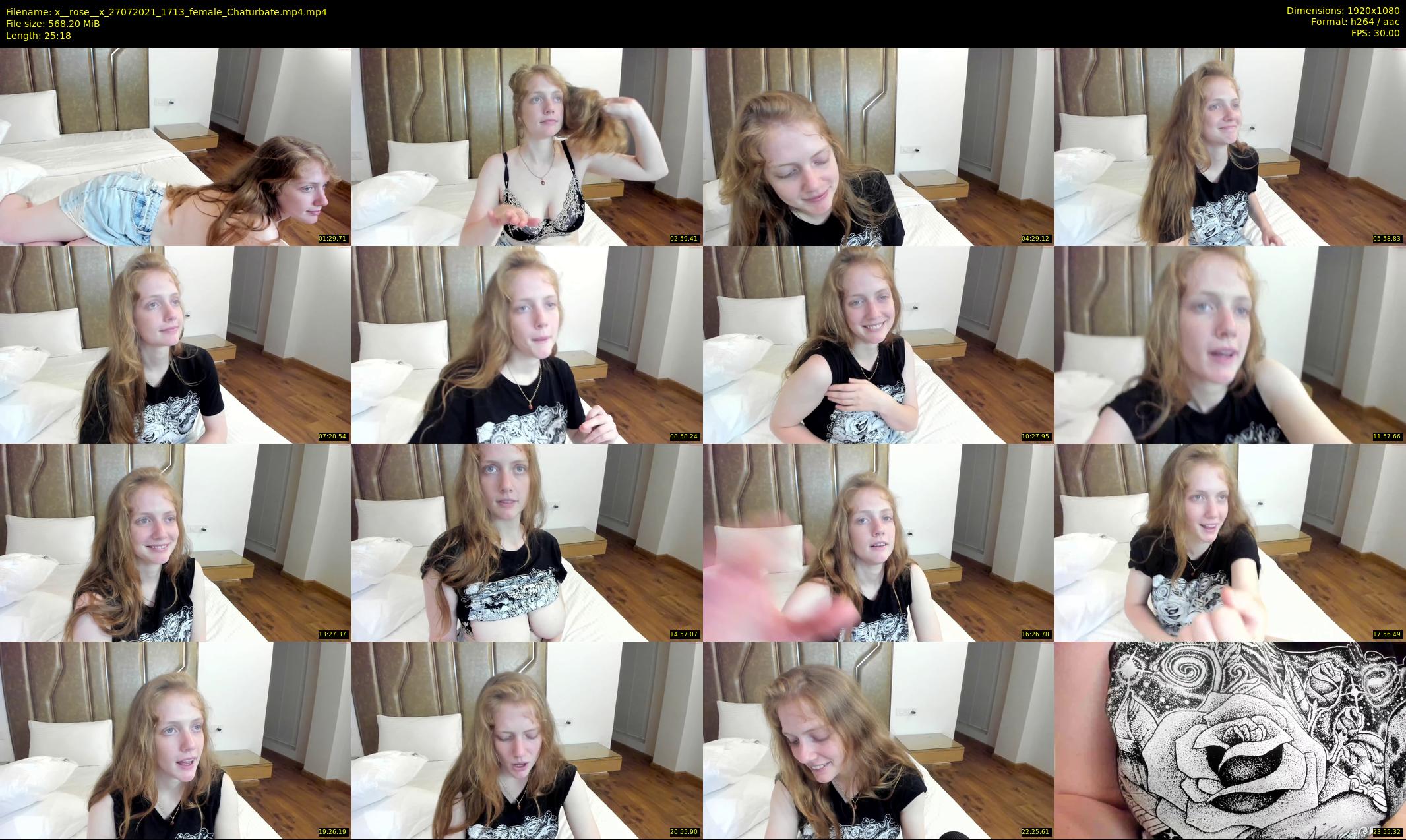 x__rose__x — 26 minute Chaturbate female cam show recording, 1080p, Jul 27, 2021