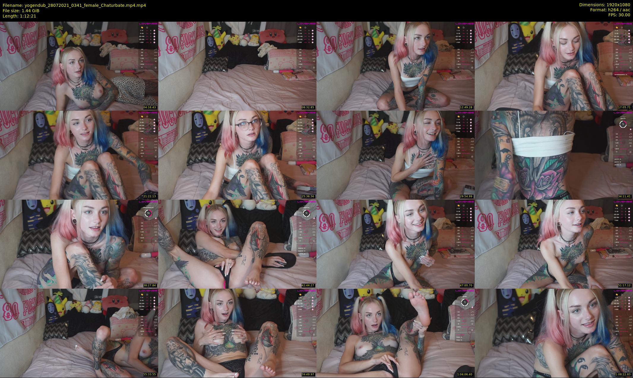 yogendub — 73 minute Chaturbate female cam show recording, 1080p, Jul 28, 2021