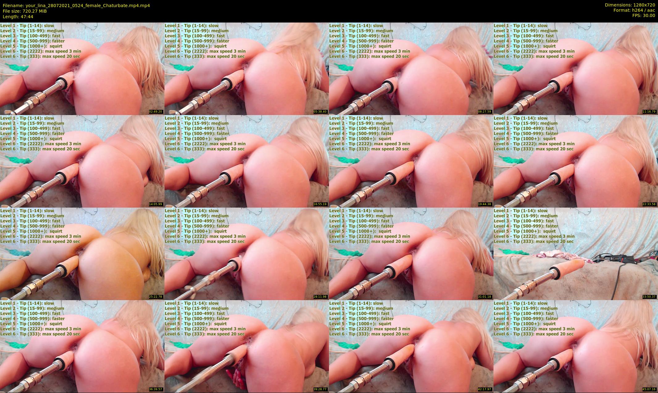 your_lina — 48 minute Chaturbate female cam show recording, 720p, Jul 28, 2021