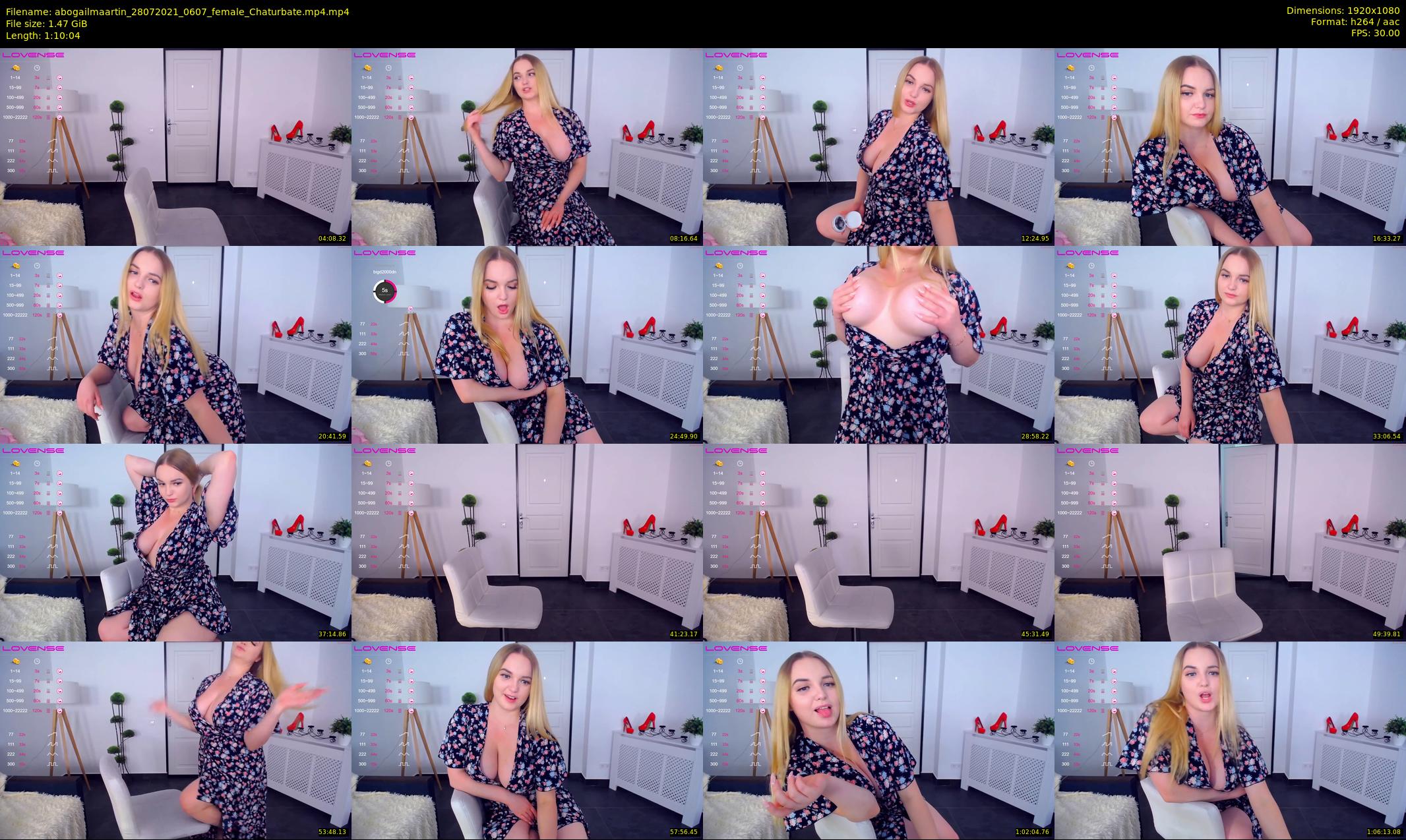 abogailmaartin — 71 minute Chaturbate female cam show recording, 1080p, Jul 28, 2021