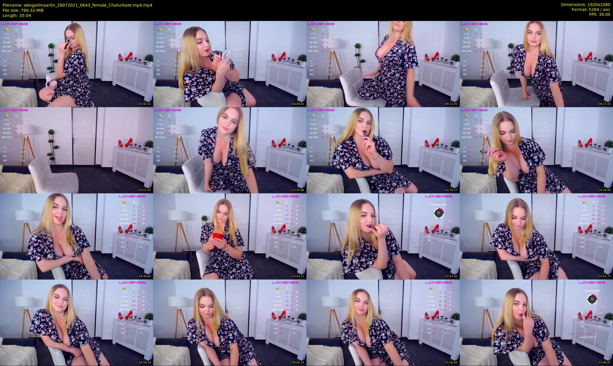 abogailmaartin — 36 minute Chaturbate female cam show recording, 1080p, Jul 28, 2021