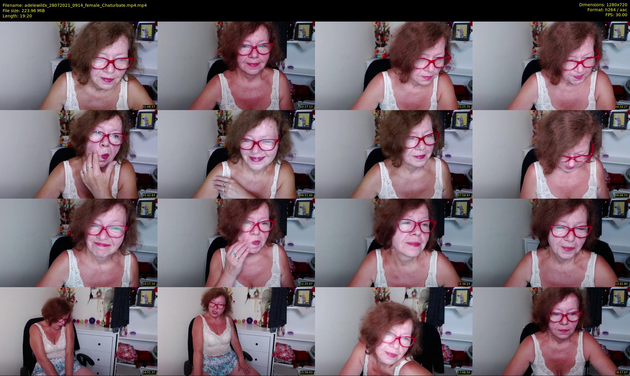 adelewildx — 20 minute Chaturbate female cam show recording, 720p, Jul 28, 2021