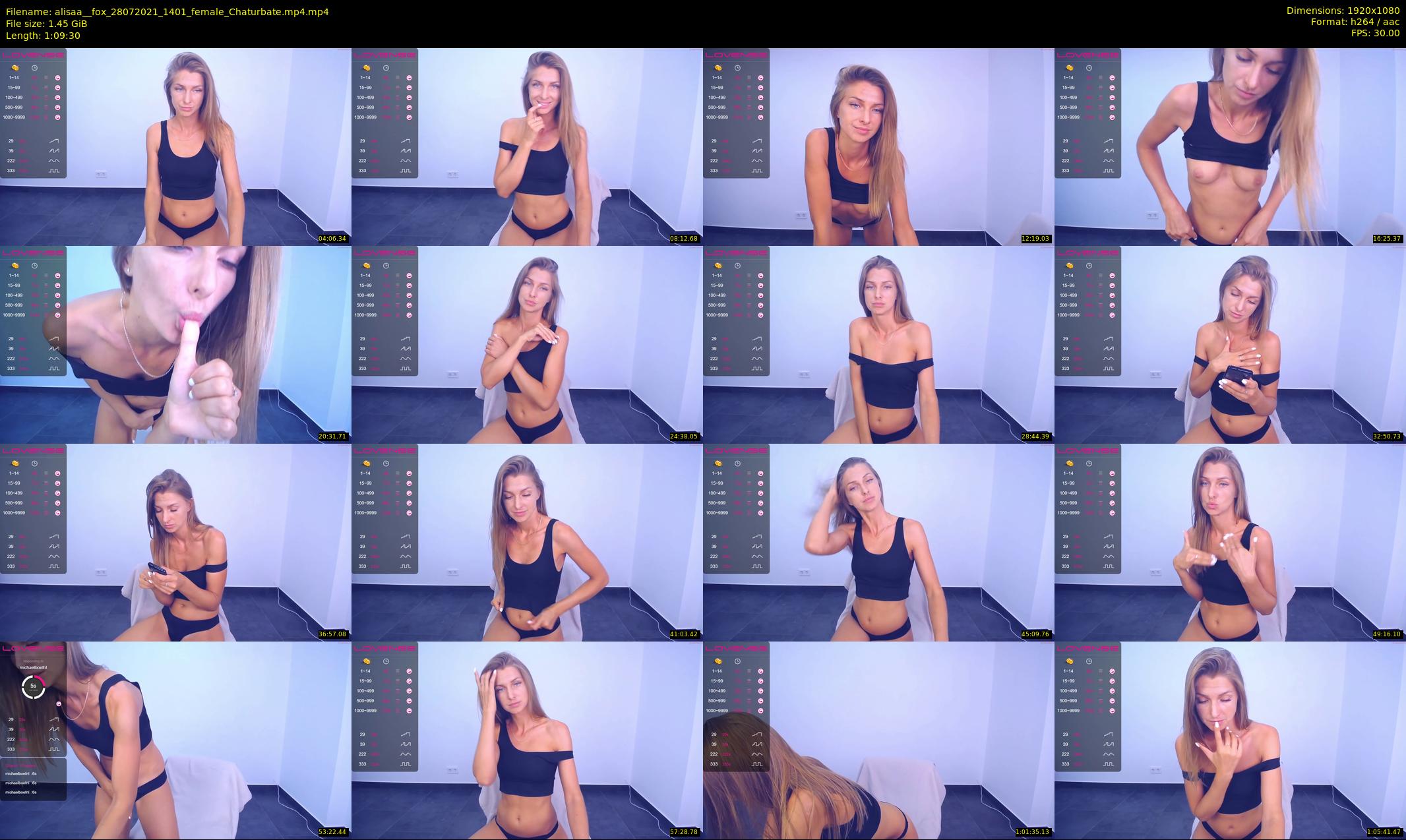 alisaa__fox — 70 minute Chaturbate female cam show recording, 1080p, Jul 28, 2021