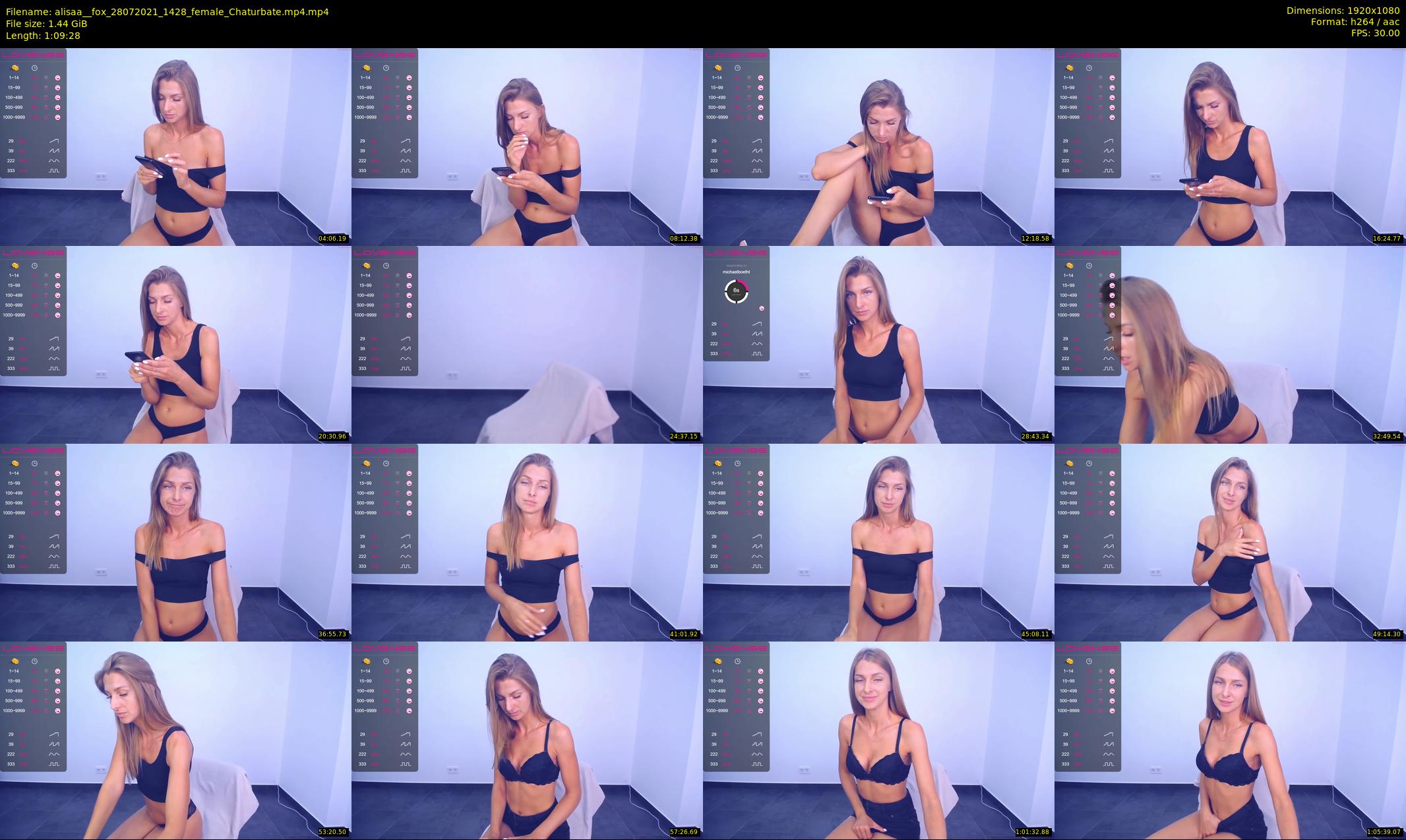 alisaa__fox — 70 minute Chaturbate female cam show recording, 1080p, Jul 28, 2021