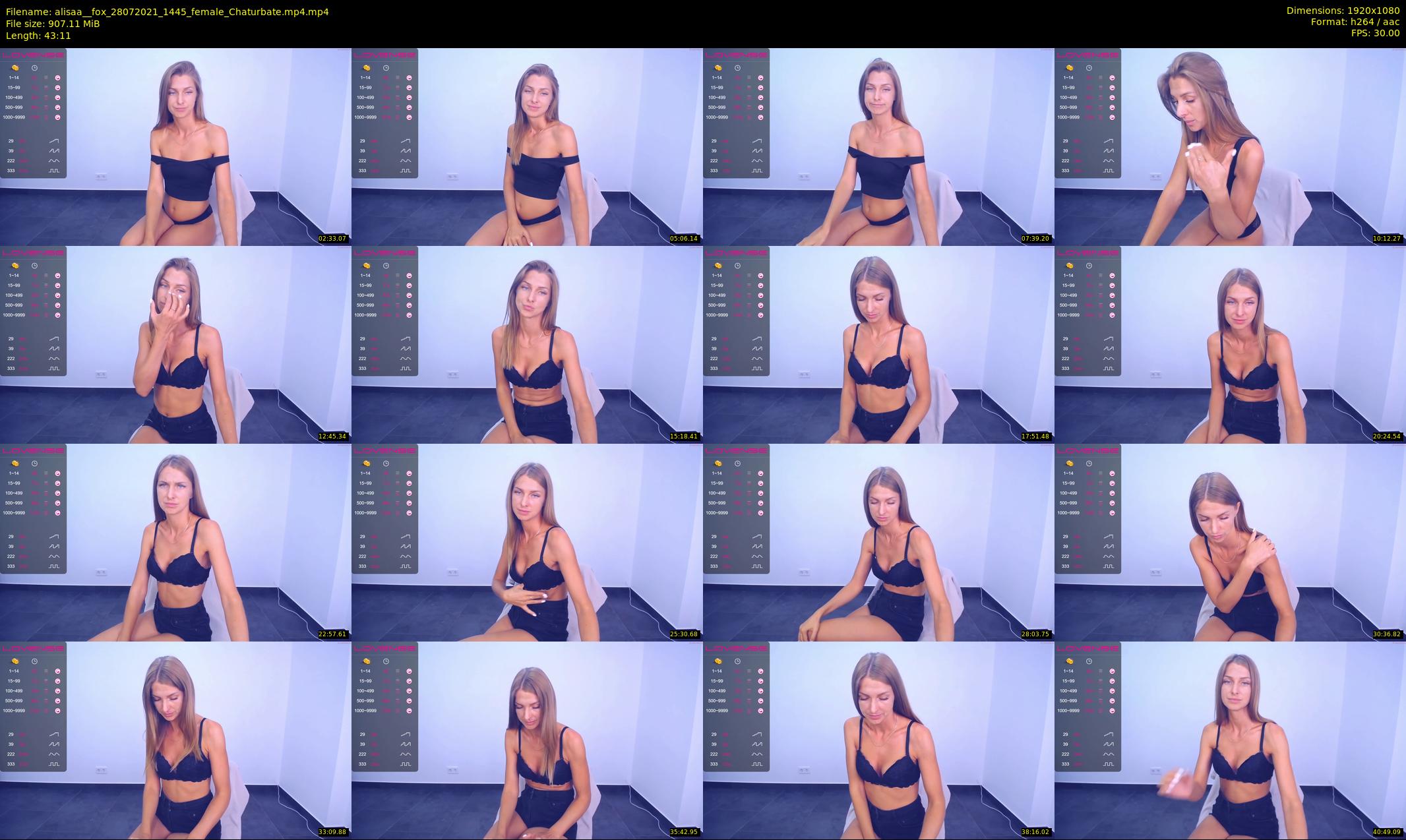 alisaa__fox — 44 minute Chaturbate female cam show recording, 1080p, Jul 28, 2021